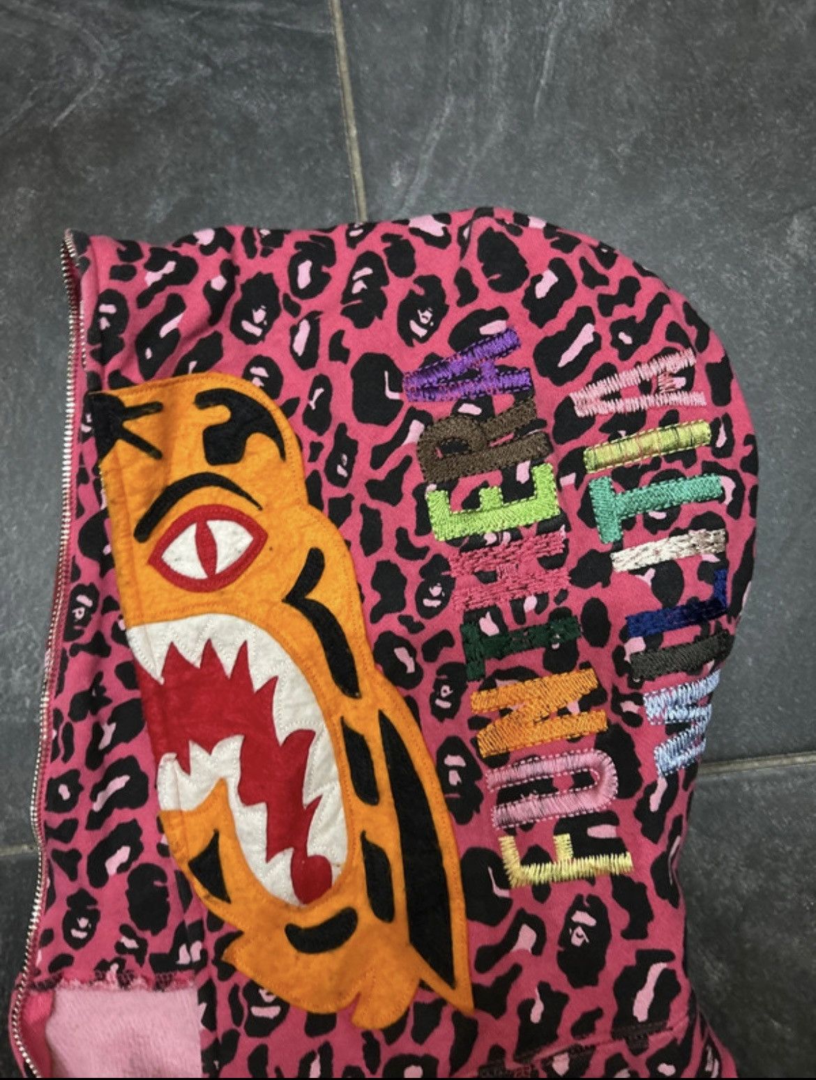 Bape Leopard Camo Tiger Full Zip Hoodie Size XS / US 0-2 / IT 36-38 - 4 Thumbnail