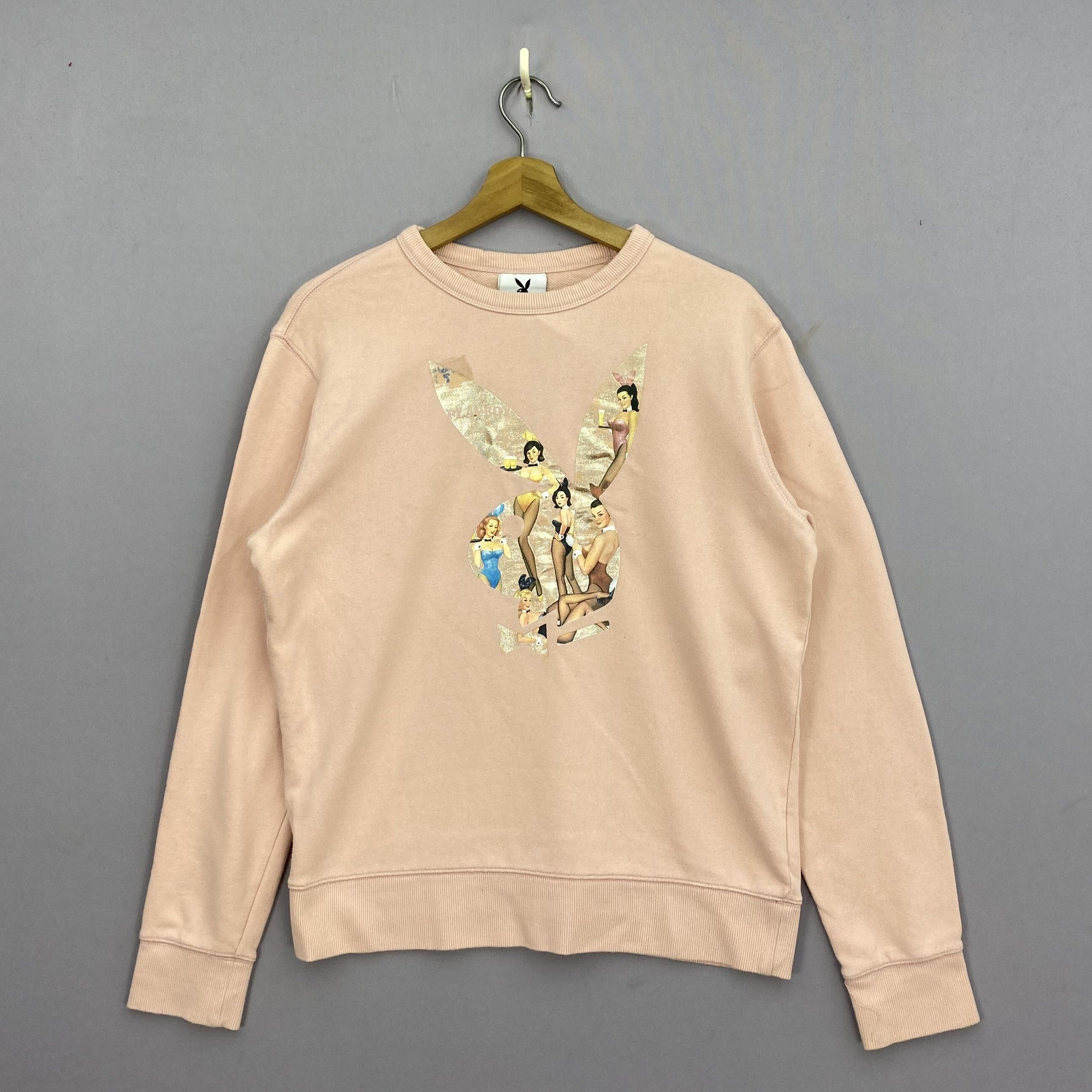 Playboy Vintage Playboy Sweater Y2K Bunny Nude Style Sweatshirt Size US S / EU 44-46 / 1 - 1 Thumbnail