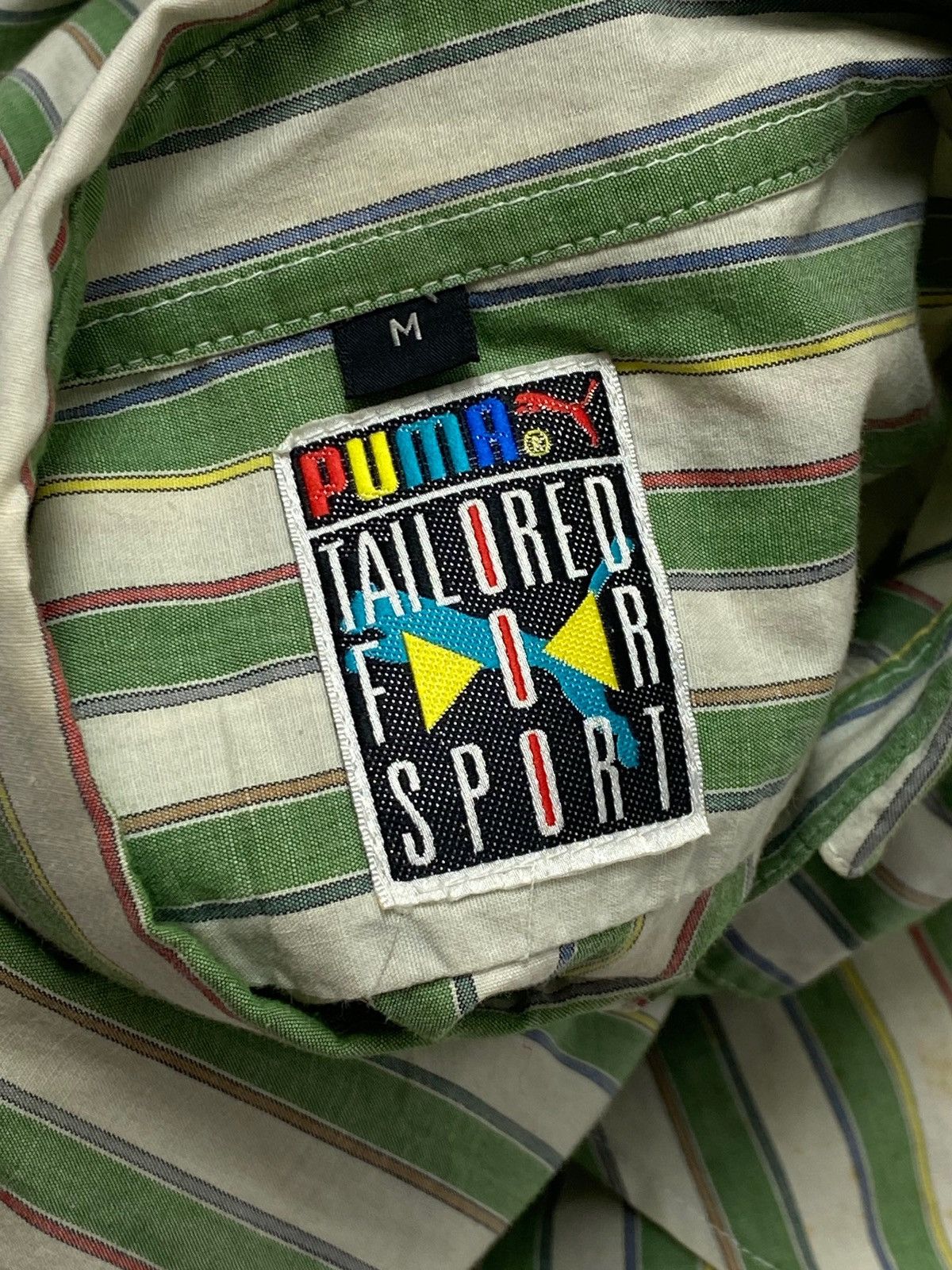 Puma 90s Vintage PUMA Tailored For Sport Crazy Button Up Size US L / EU 52-54 / 3 - 5 Thumbnail