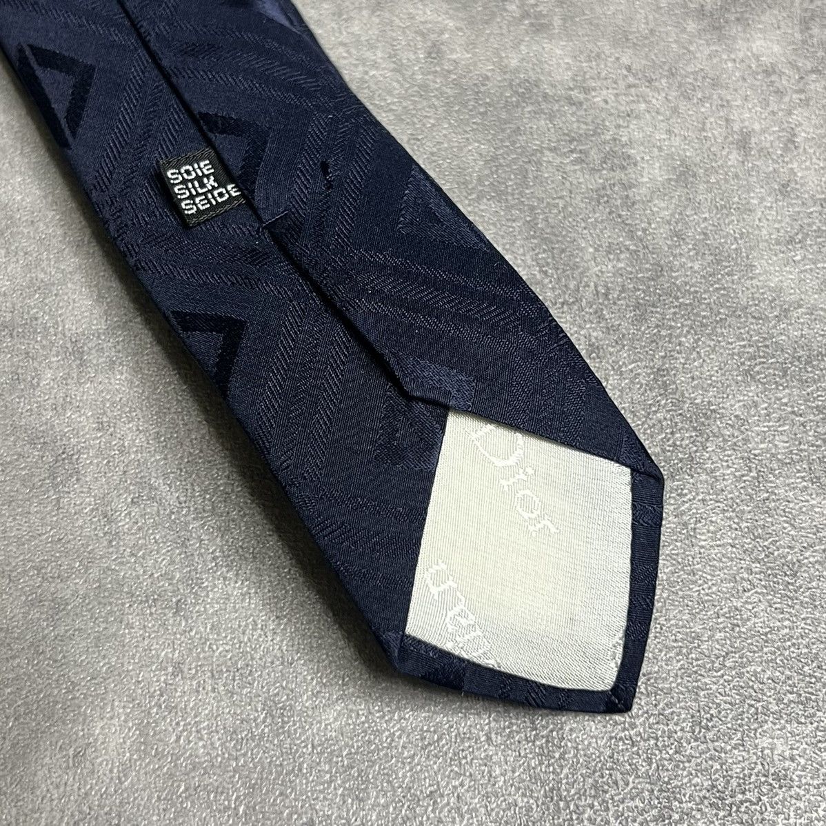 Christian Dior Monsieur Christian Dior Monsieur monogram diamond logo tie Size ONE SIZE - 11 Thumbnail
