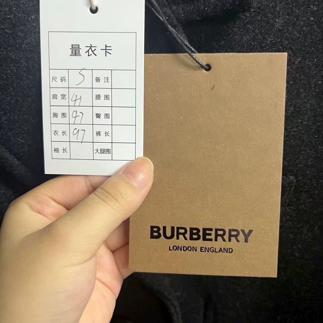 Burberry burberry gray wool button-up coat Size US S / EU 44-46 / 1 - 6 Thumbnail