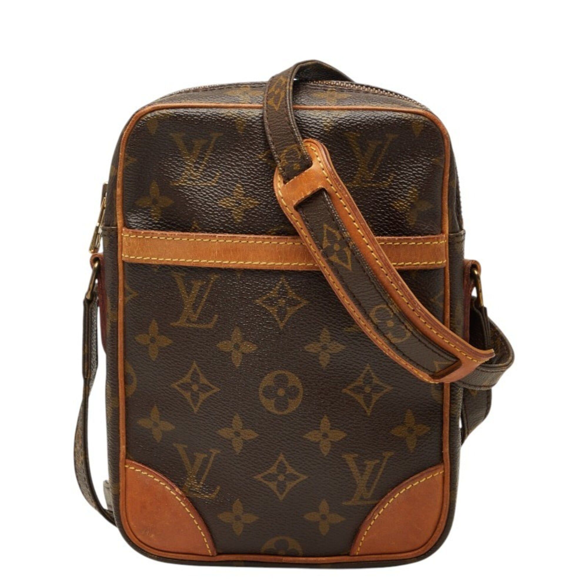 Louis Vuitton Louis Vuitton Monogram Danube Crossbody Shoulder Bag M45266 Brown Leather Women's LOUIS VUITTON Size ONE SIZE - 1 Thumbnail