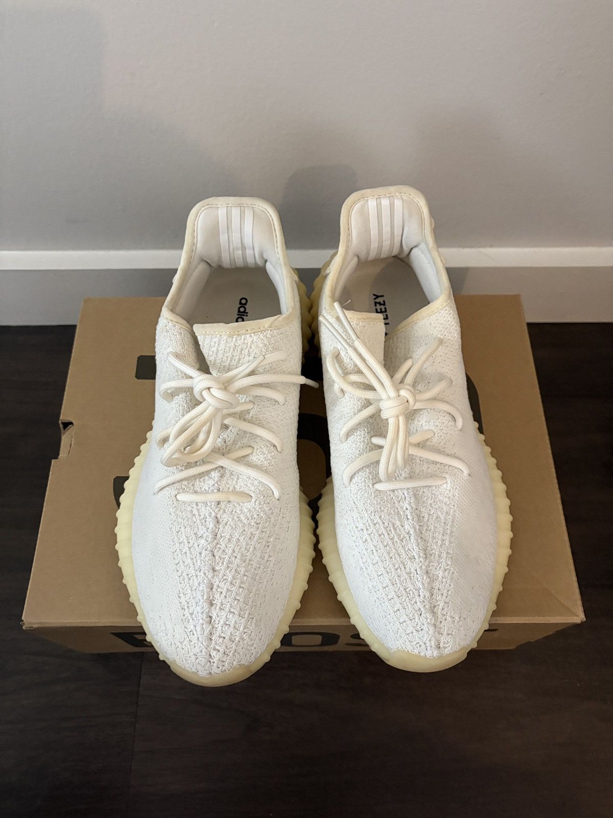 Adidas × Kanye West Yeezy Boost 350 V2 Cream 2017 Size US 9 / EU 42 - 3 Thumbnail