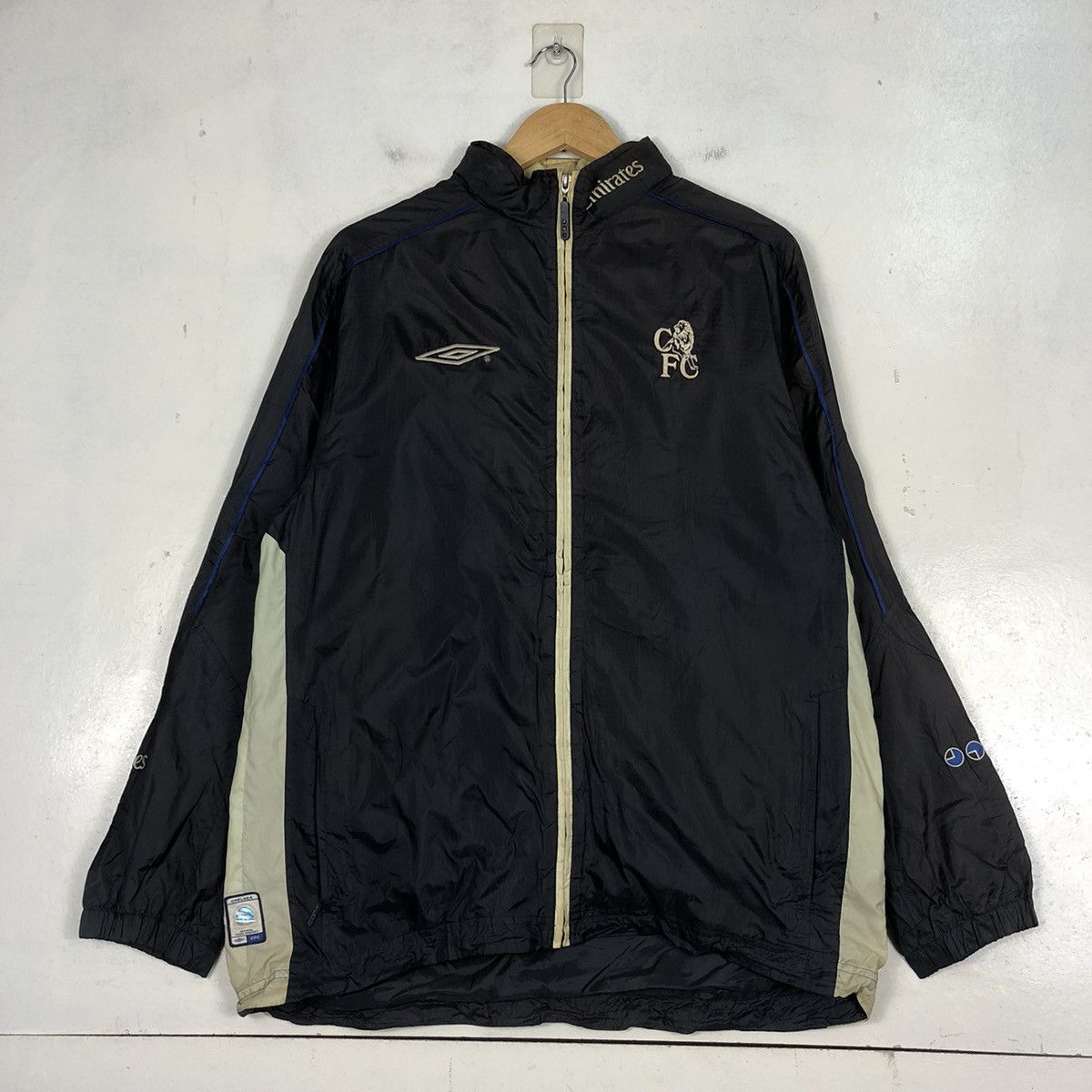 ChelseaFC×Umbro ジャケット ブラック Lサイズ UMBRO