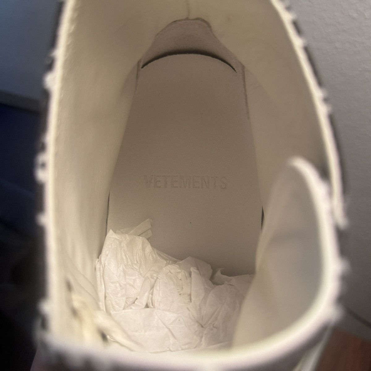 Vetements VETEMENTS Black High-Top Canvas Sneaker (FW/18) Size US 8 / EU 41 - 9 Thumbnail