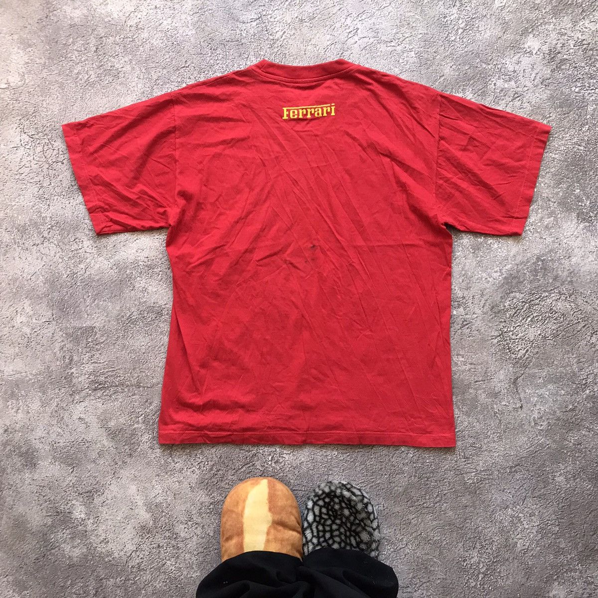Vintage Vintage 90s Ferrari Formula 1 Graphic Tee Streetwear Red L Size US L / EU 52-54 / 3 - 4 Thumbnail