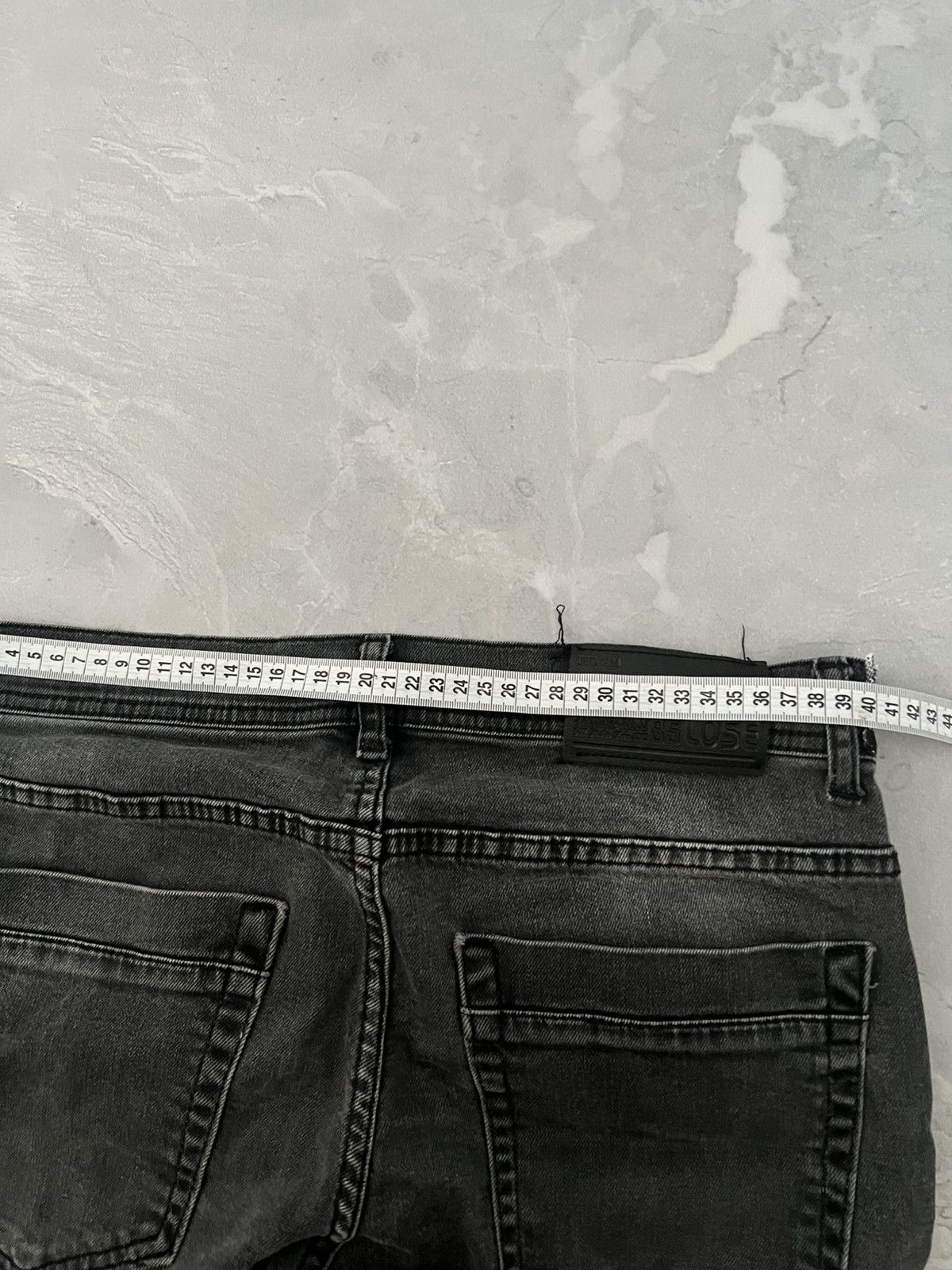Vintage Exclusive Distressed Faded Designer / Vintage Slim Jeans 90 Size US 31 - 6 Thumbnail