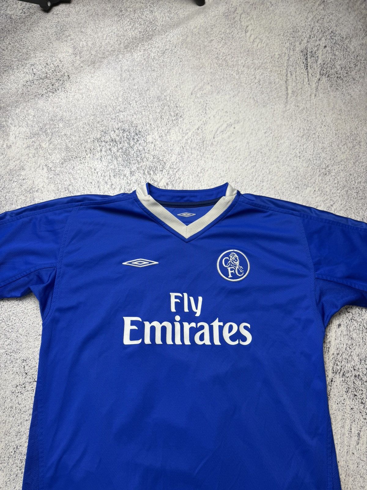 Chelsea Soccer CHELSEA 2003 #10 J.Cole FOOTBALL SHIRT SOCCER JERSEY UMBRO Size US S / EU 44-46 / 1 - 2 Thumbnail