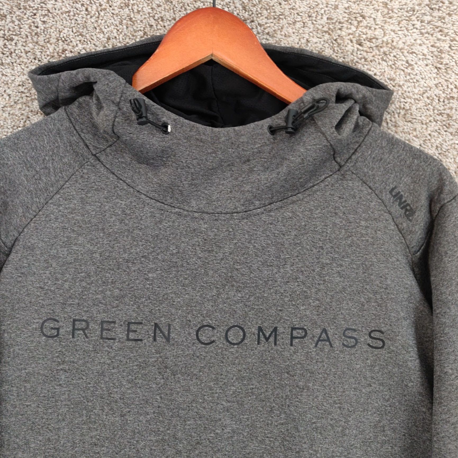 Vintage UNRL Hoodie Mens XL Gray Pullover Long Sleeve Golf Performance Crossover Size US XL / EU 56 / 4 - 2 Thumbnail