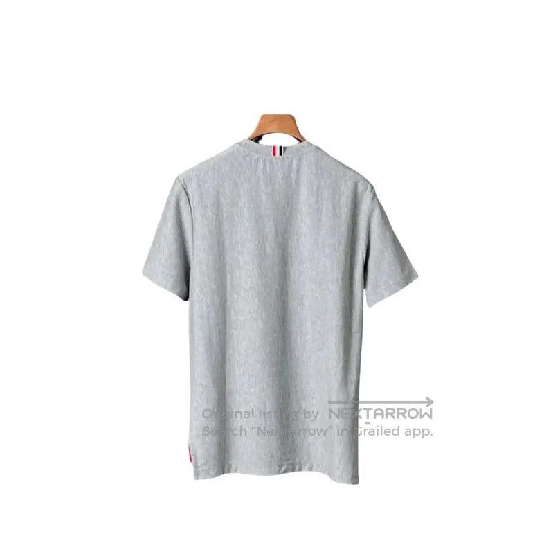 Thom Browne Thom Browne Gray Cotton Short Sleeve T-Shirt . Size US S / EU 44-46 / 1 - 2 Thumbnail