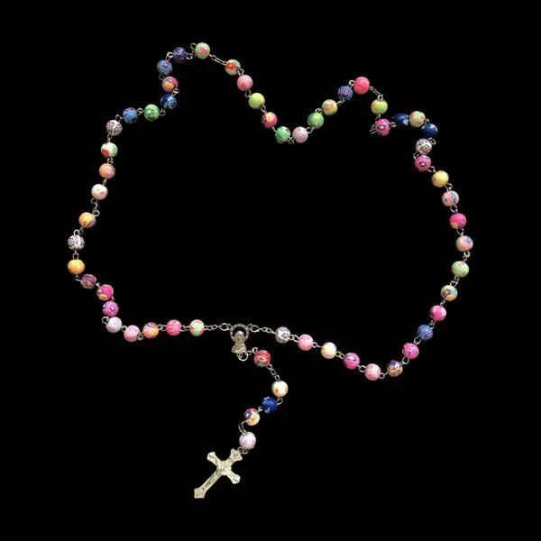 Jewelry Saint Benedict Rosary Necklace Chain Catholic Church Jesus Size ONE SIZE - 2 Thumbnail