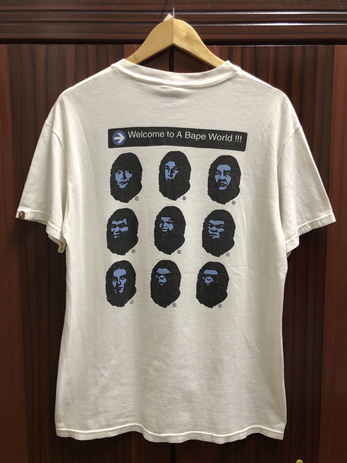 Bape × Nigo Worldwide Bape Heads Show Tee Size US M / EU 48-50 / 2 - 2 Thumbnail