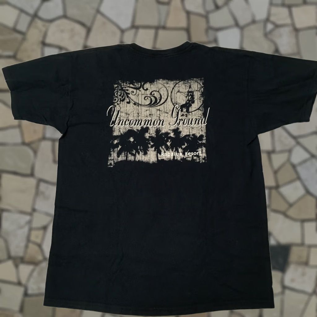 Vintage Kapalua RESORT LARGE COTTON USA T-SHIRT DESIGN COMMON GROUND Men T-Shirt Blue Vintage M USA Cotton Hawaiian Shirt Cut Crew Neck Short Sleeve Size US M / EU 48-50 / 2 - 1 Thumbnail