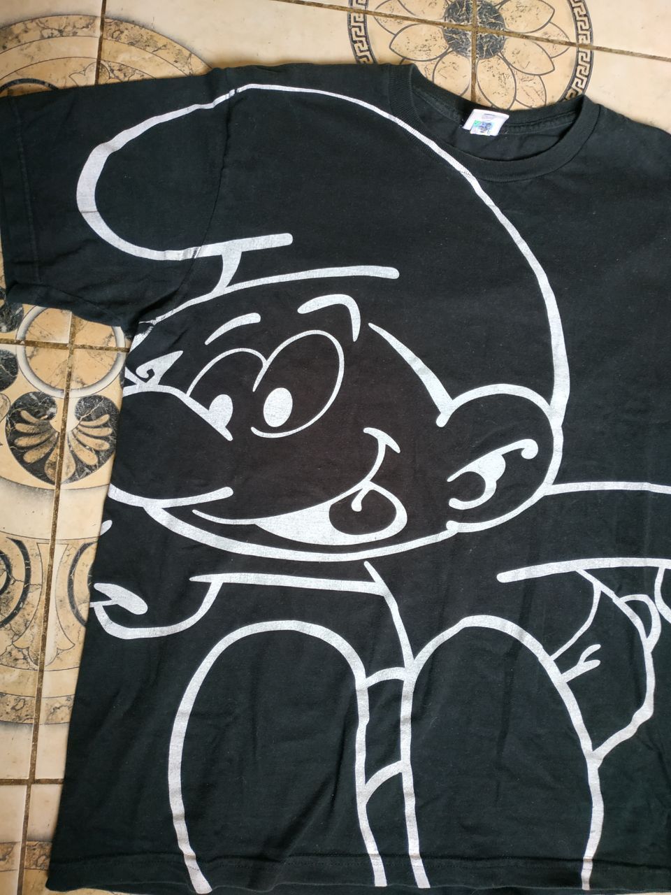 Supreme Supreme x The Smurfs Tee Black FW20 Size US M / EU 48-50 / 2 - 11 Thumbnail