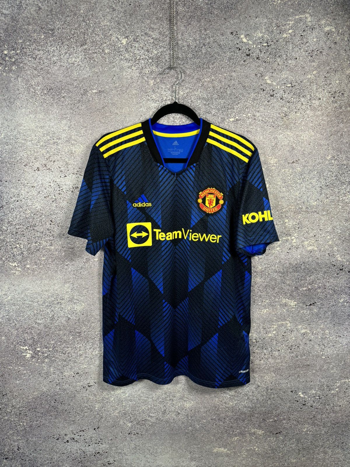 Adidas × Vintage NEW RONALDO Manchester United 2021/22 Third Adidas Jersey Size US L / EU 52-54 / 3 - 1 Thumbnail