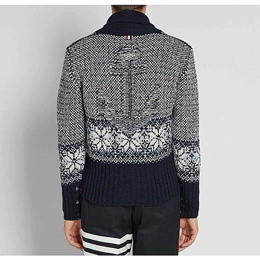 Thom Browne Thom Browne Rare green-collar cardigan jacket 2503-Nextarr Size US L / EU 52-54 / 3 - 7 Thumbnail