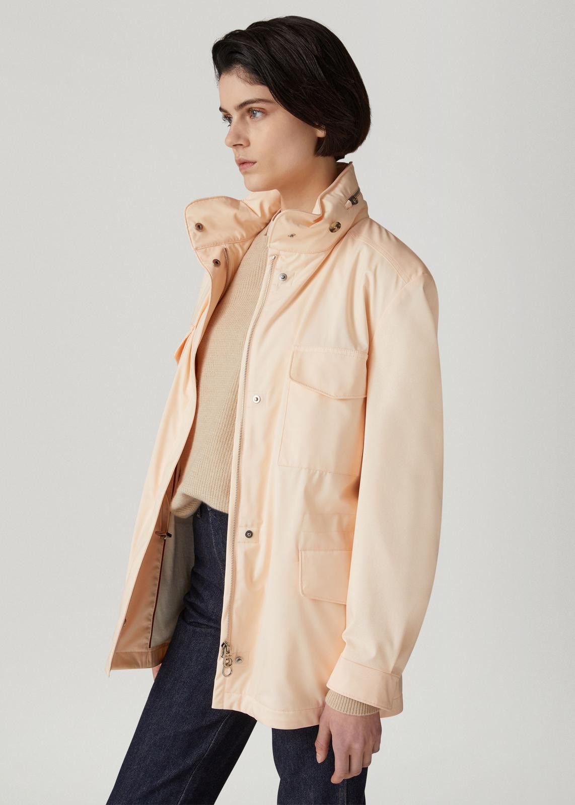 Loro Piana o1srvl11e0425 FAM9685 Iconic Traveller jacket in Light Pale Size M / US 6-8 / IT 42-44 - 3 Thumbnail