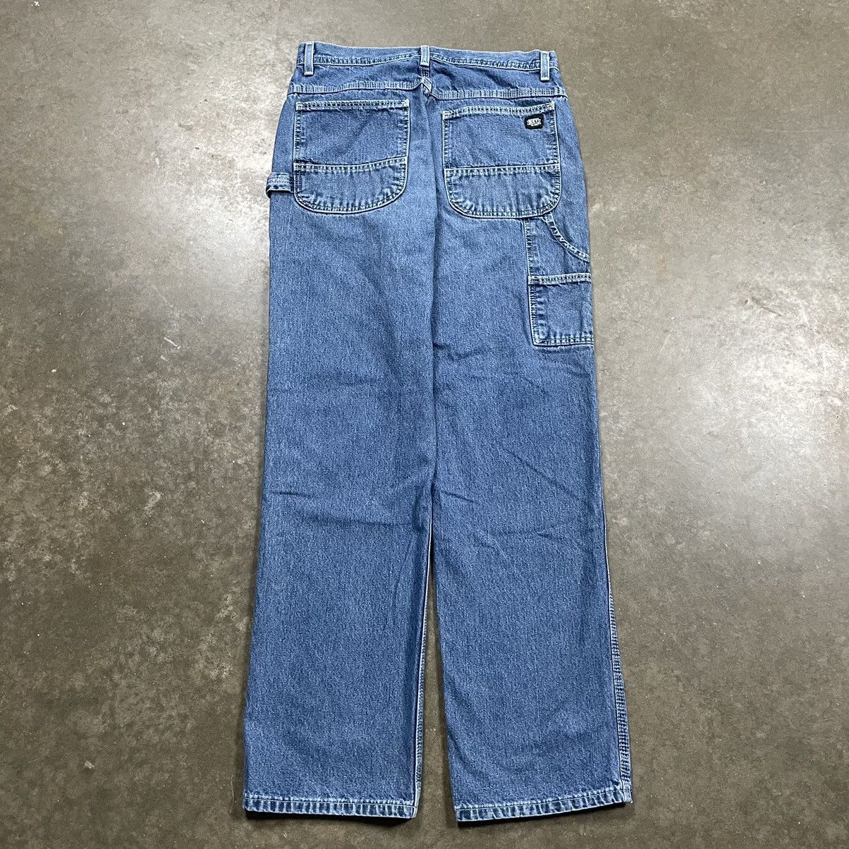 Vintage Vintage Key Baggy Carpenter Jeans Dark Wash Skater Denim Size US 32 / EU 48 - 1 Thumbnail