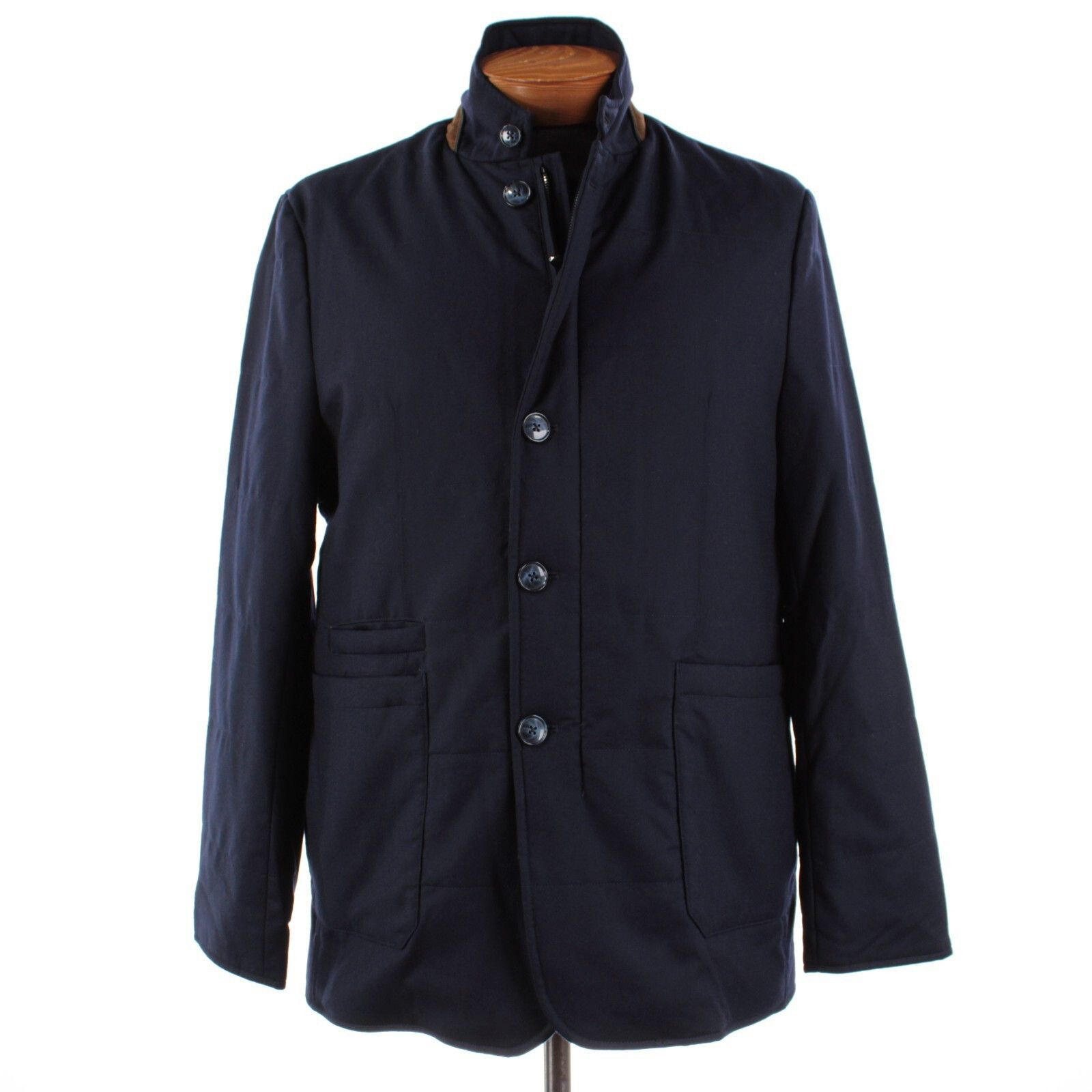 Zanella Zanella Coat Size XL US In Blue Wool Size US XL / EU 56 / 4 - 1 Thumbnail