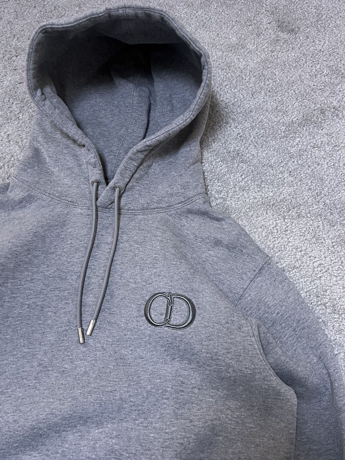Dior Dior CD Icon Hoodie Grey Cotton Fleece Size US M / EU 48-50 / 2 - 5 Thumbnail