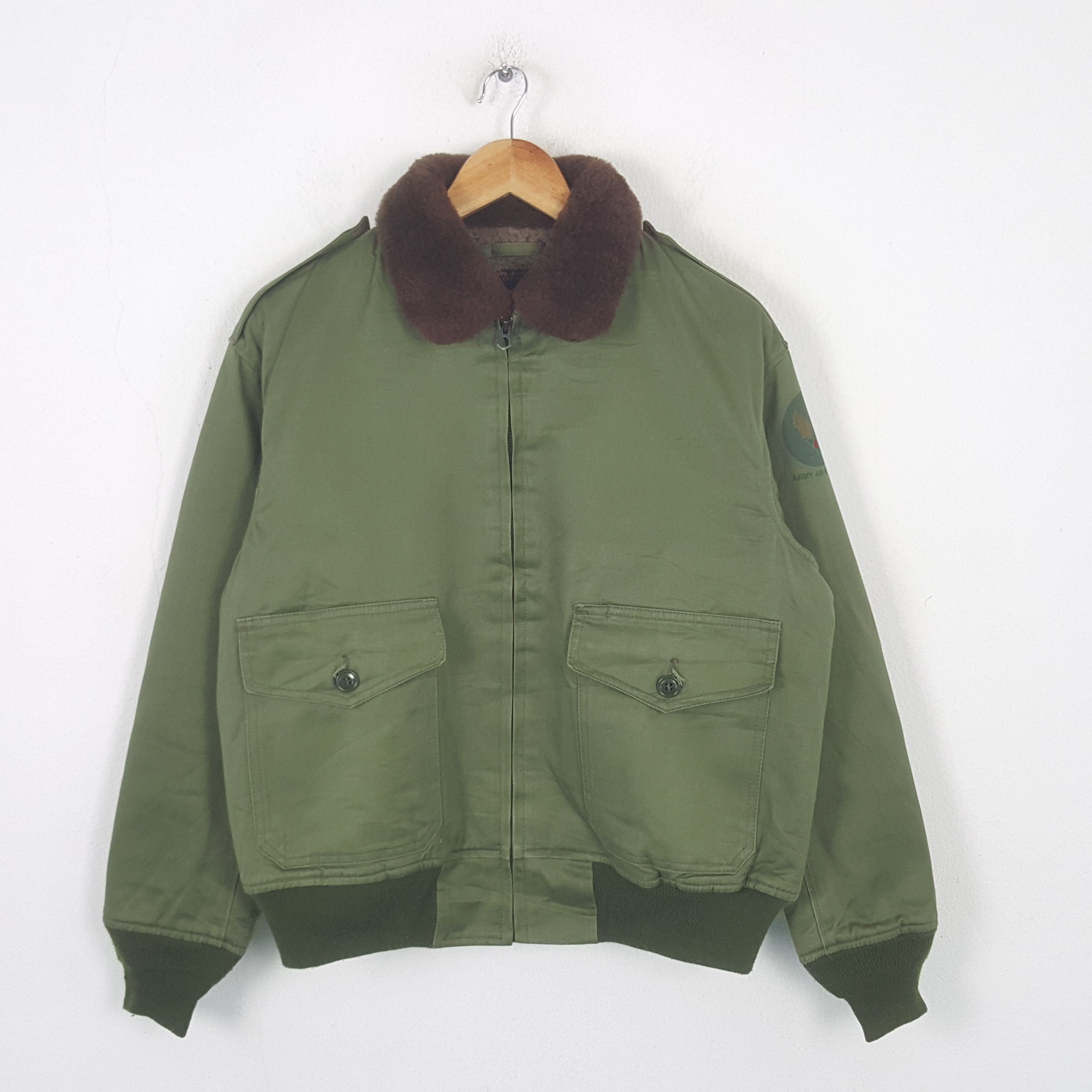 Vintage Vintage US Army Air Force Bombers Jacket 34 Size US L / EU 52-54 / 3 - 1 Thumbnail