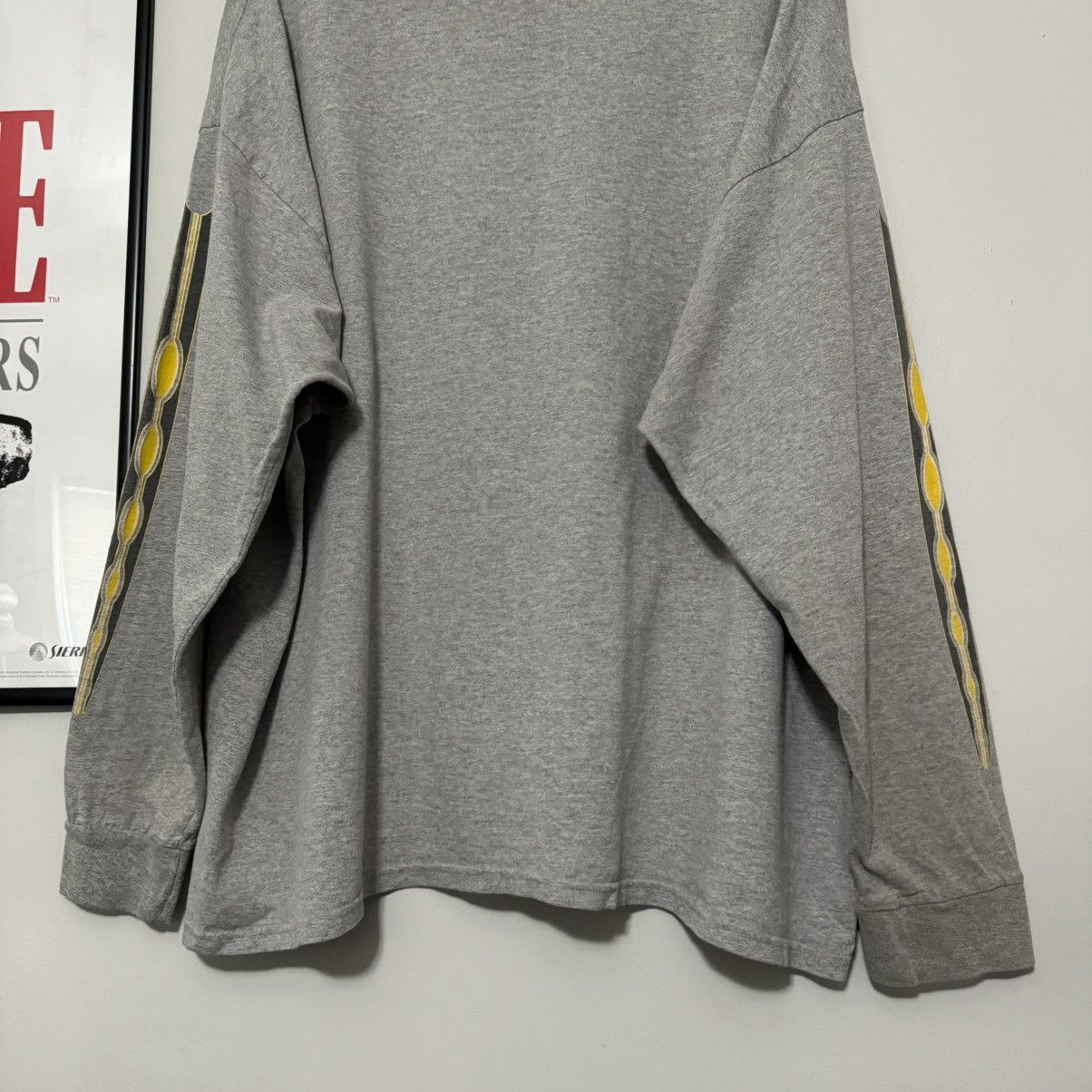 NHL × Nike × Vintage VINTAGE 2000s NIKE PITTSBURGH PENGUINS LONG SLEEVE SHIRT Size US XXL / EU 58 / 5 - 12 Thumbnail