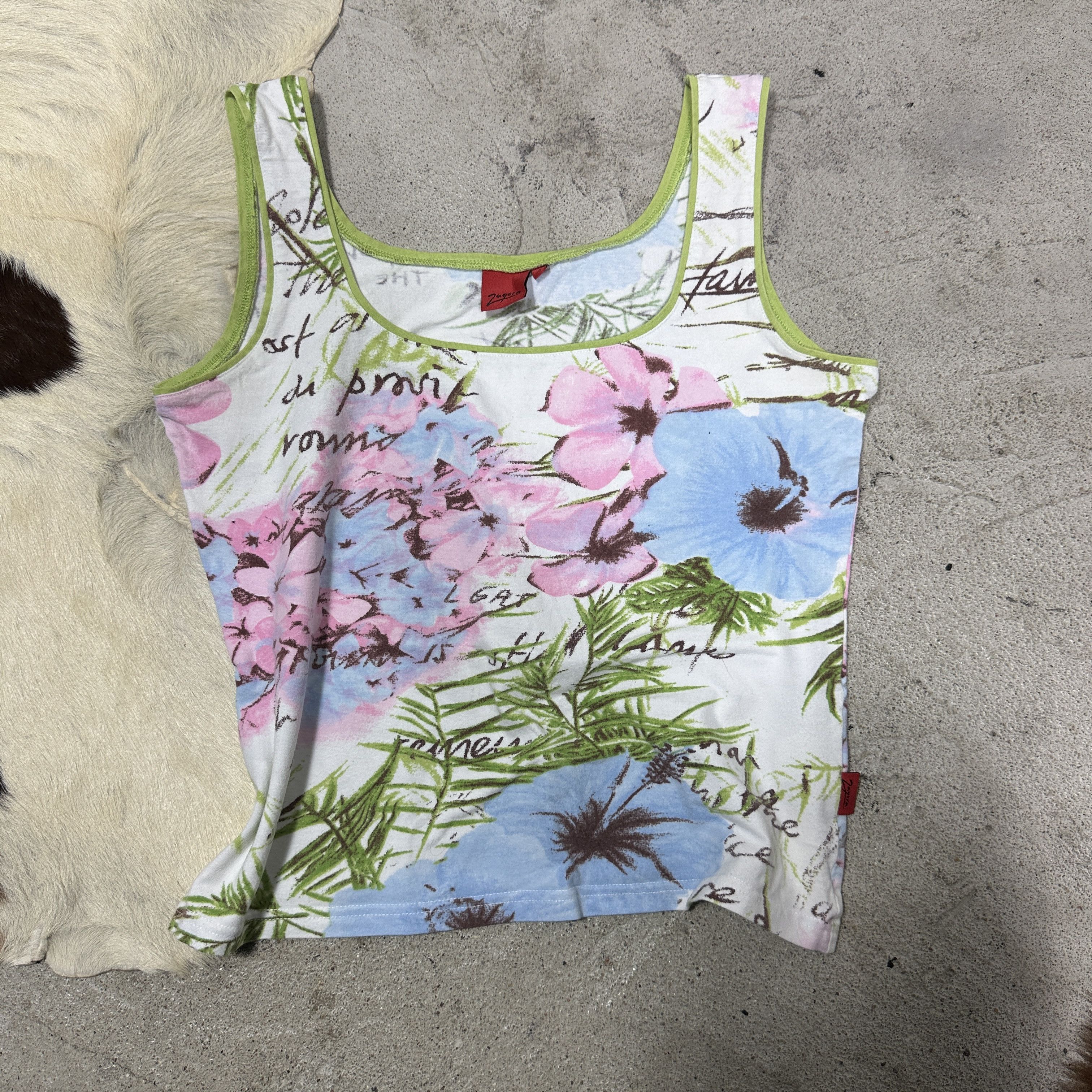 Vintage Vintage Streetwear Hip Hop Summer Printed Top Y2K Size S / US 4 / IT 40 - 2 Thumbnail