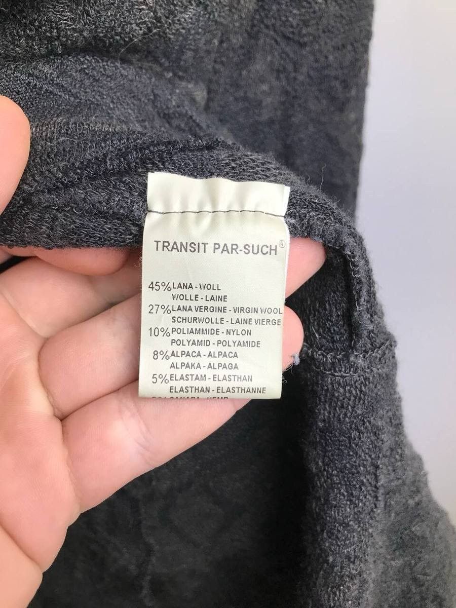 Transit Transit Par Such Gray Avant Garde Cardigan Size 4 Size S / US 4 / IT 40 - 5 Thumbnail