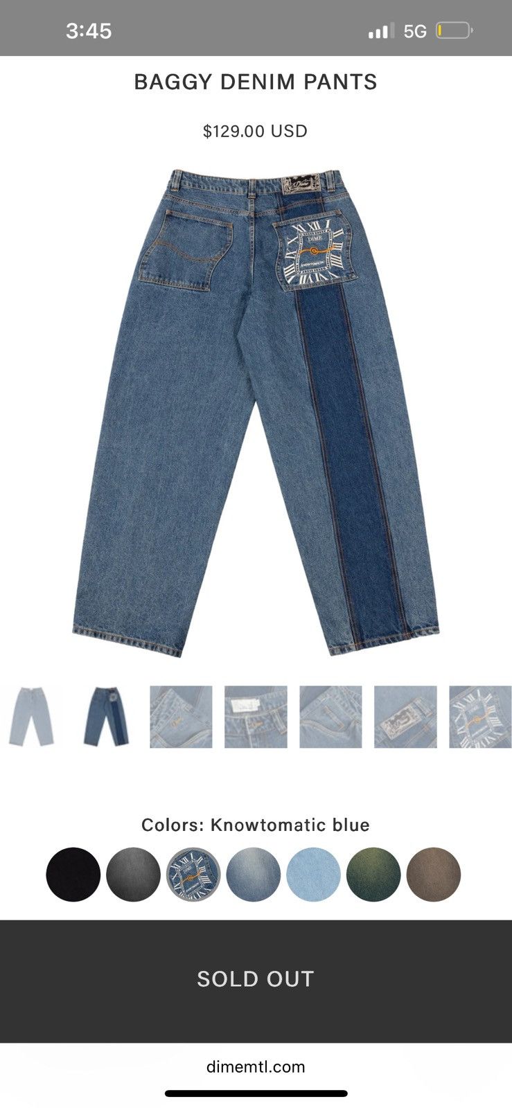 Dime MTL Knowtomatic Denim Jeans