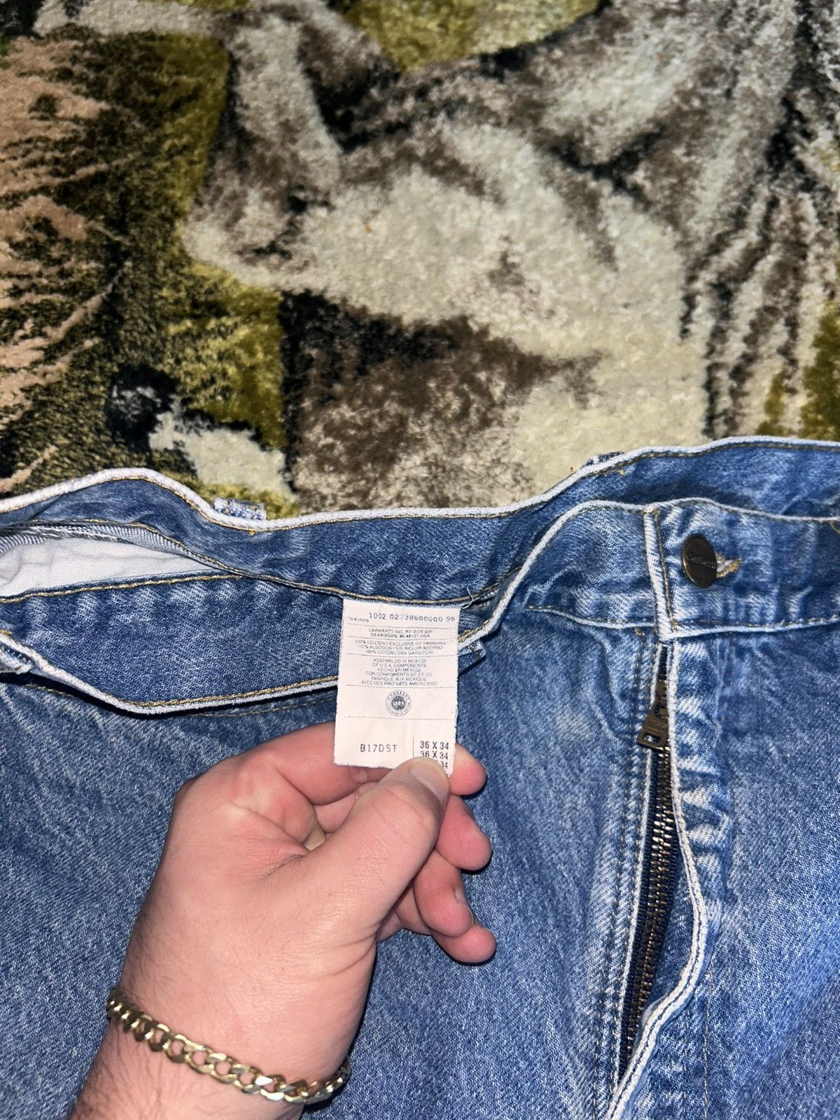 Carhartt 90’s Vintage Carhartt denim Jeans Size US 36 / EU 52 - 2 Thumbnail