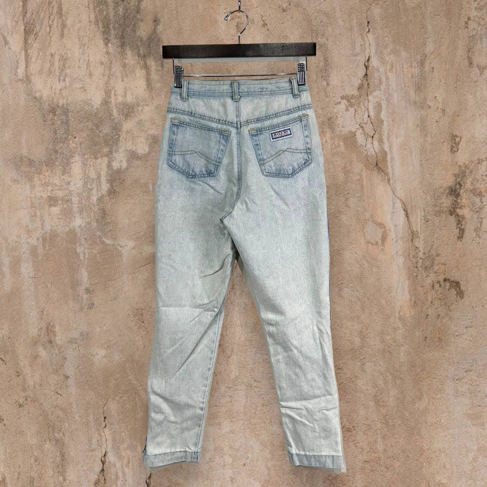 Vintage Vintage Bugle Boy Jeans Light Wash Slim Ankle Zippers 90s Grailed