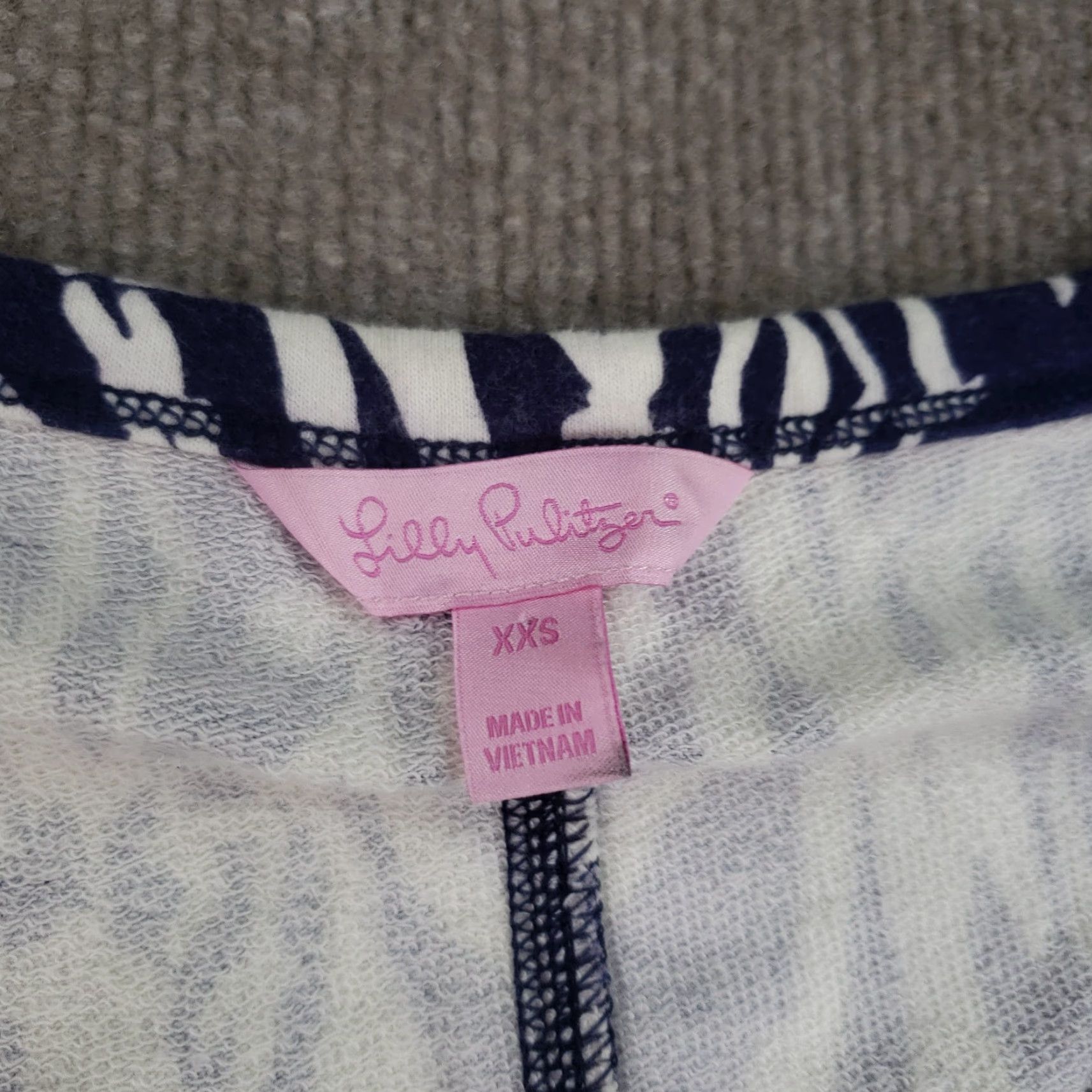 Lilly Pulitzer Lilly Pulitzer Preston Dress Womens XXS Blue White Stretch Navy Long Sleeve Dress Size XXS / US 00 / IT 34 - 6 Thumbnail