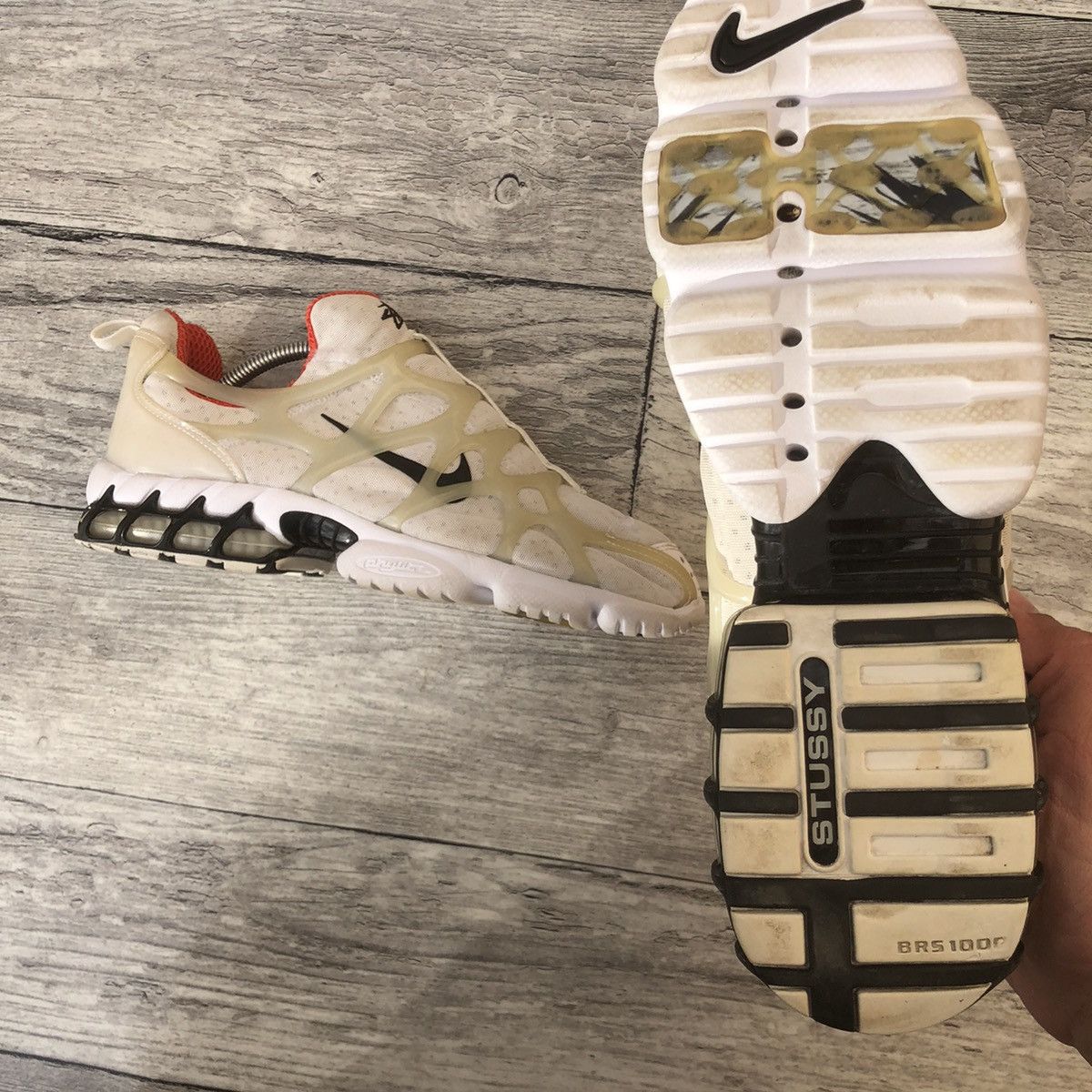 Nike × Stussy Nike X Stussy Air Kukini Spiridon Cage 2 white Size US 11 / EU 44 - 2 Thumbnail