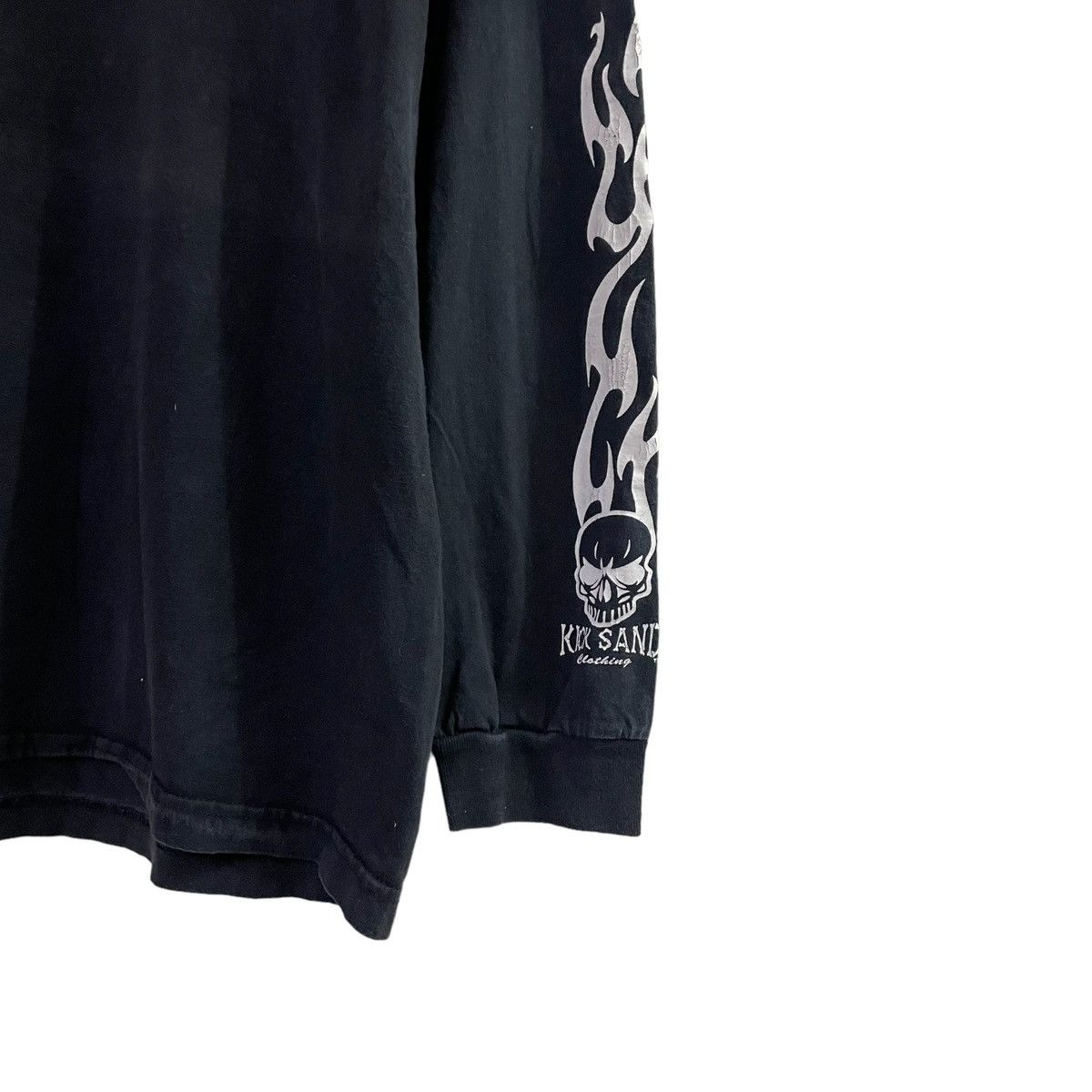 Band Tees × Vintage Vintage Y2K Rare Design Kick Sand Flame Sleeve Size US L / EU 52-54 / 3 - 7 Thumbnail