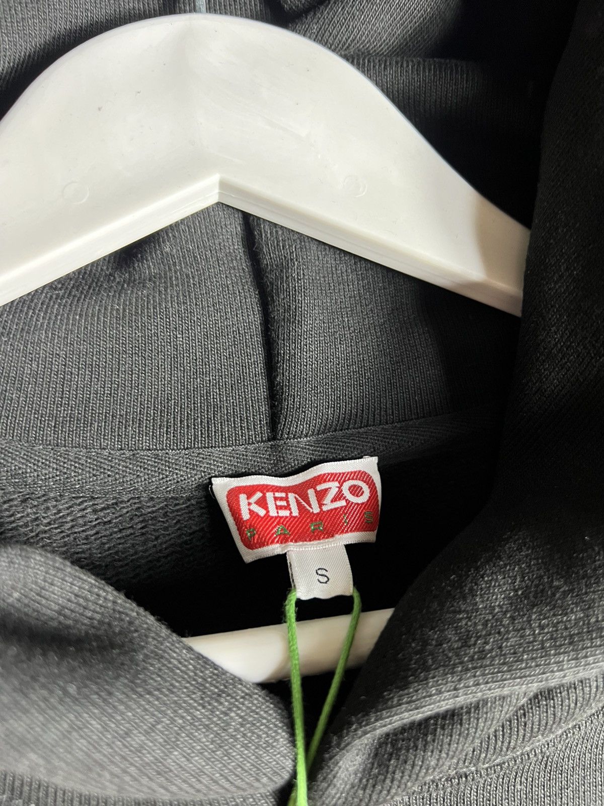 Kenzo Kenzo Box Logo Black Hoodie Y2K Big Logo Size US S / EU 44-46 / 1 - 7 Thumbnail