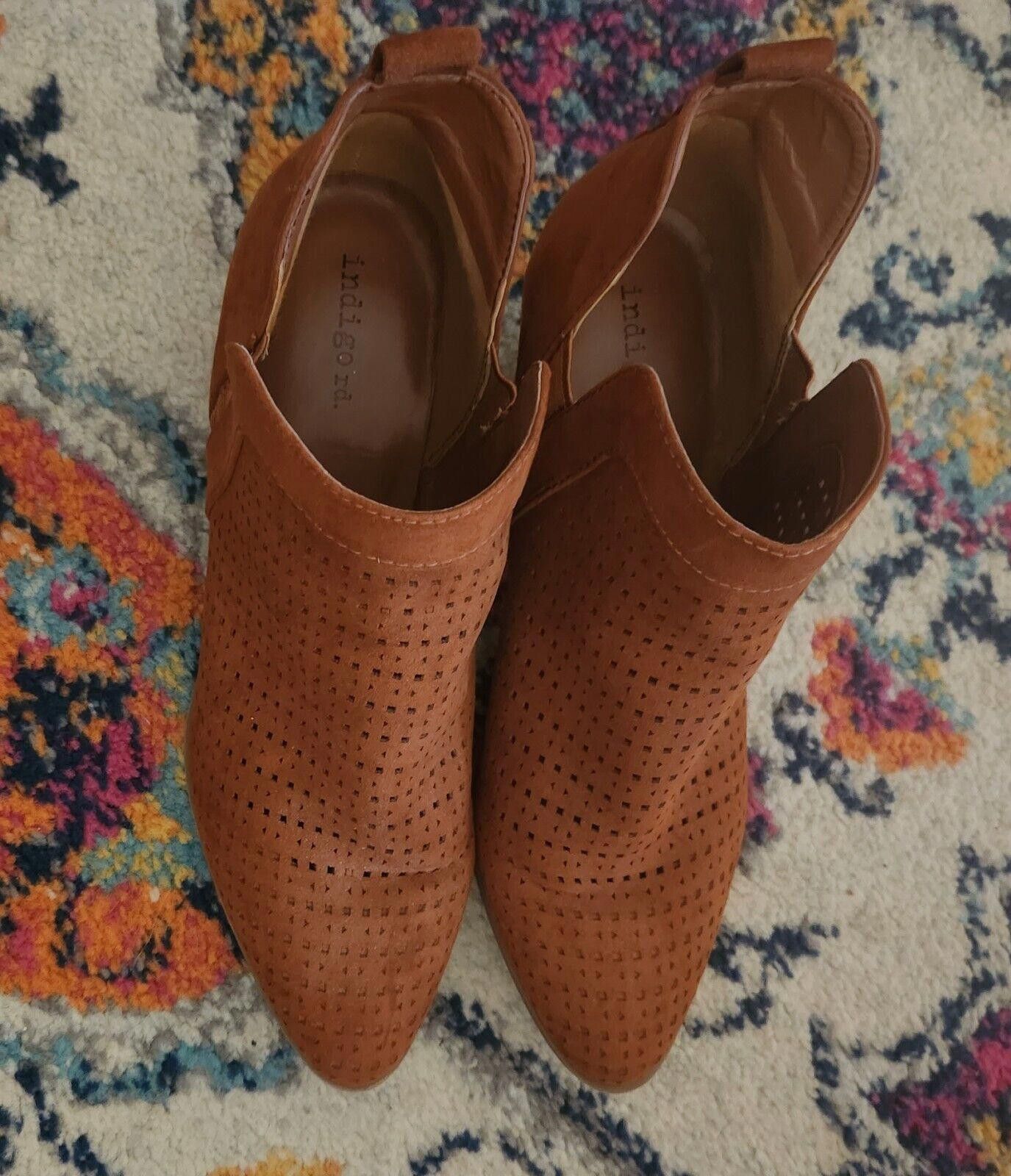 Designer Tan Indigo Rd Booties Size 9.5M Size US 9.5 / IT 39.5 - 1 Thumbnail