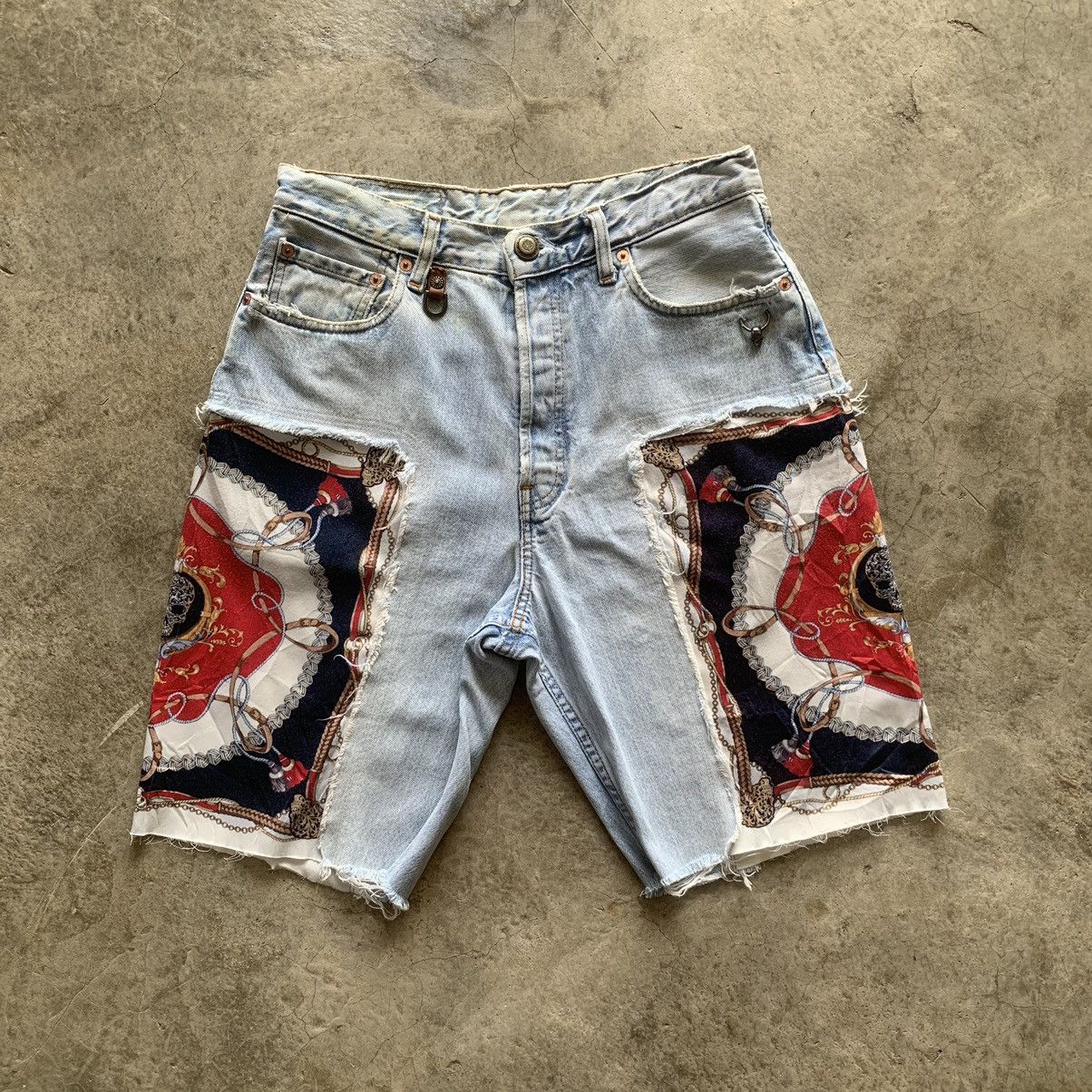 Obelisk Obelisk × Levi’s Rework Denim Shorts Size US 30 / EU 46 - 1 Thumbnail