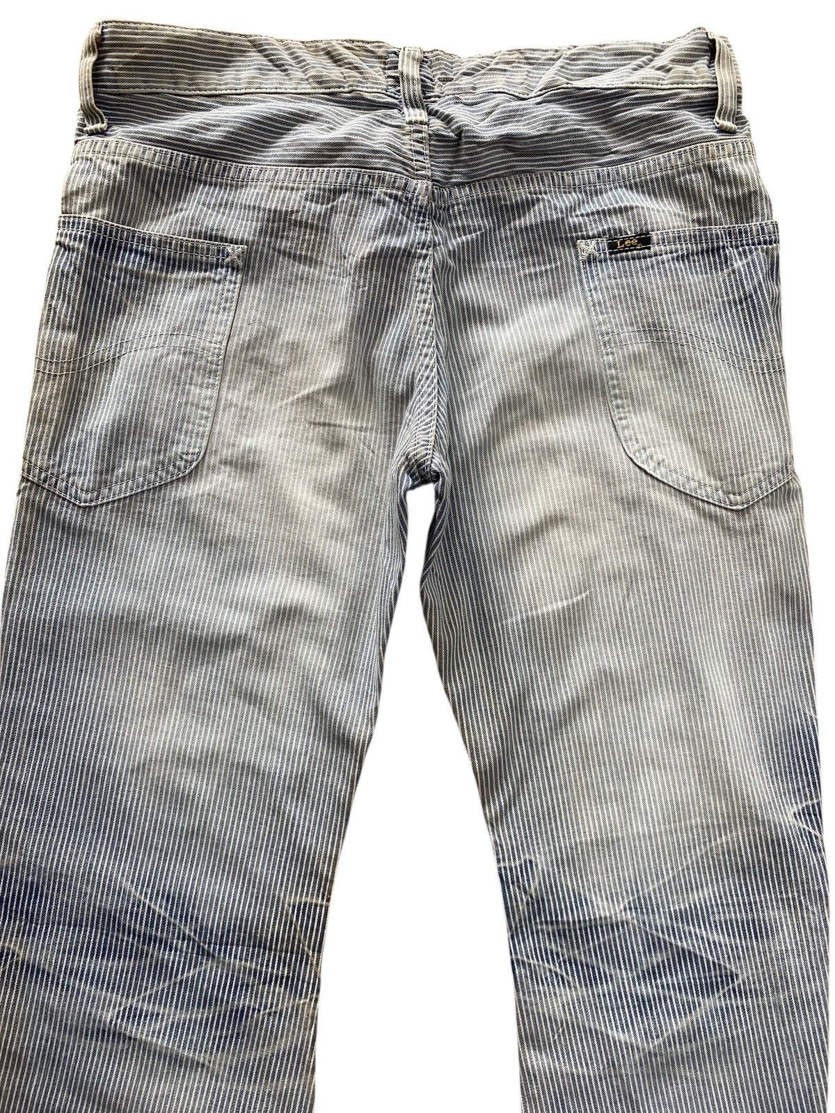 Lee Lee Ripped Style Twisted Leg Flare Jeans Size US 30 / EU 46 - 4 Thumbnail