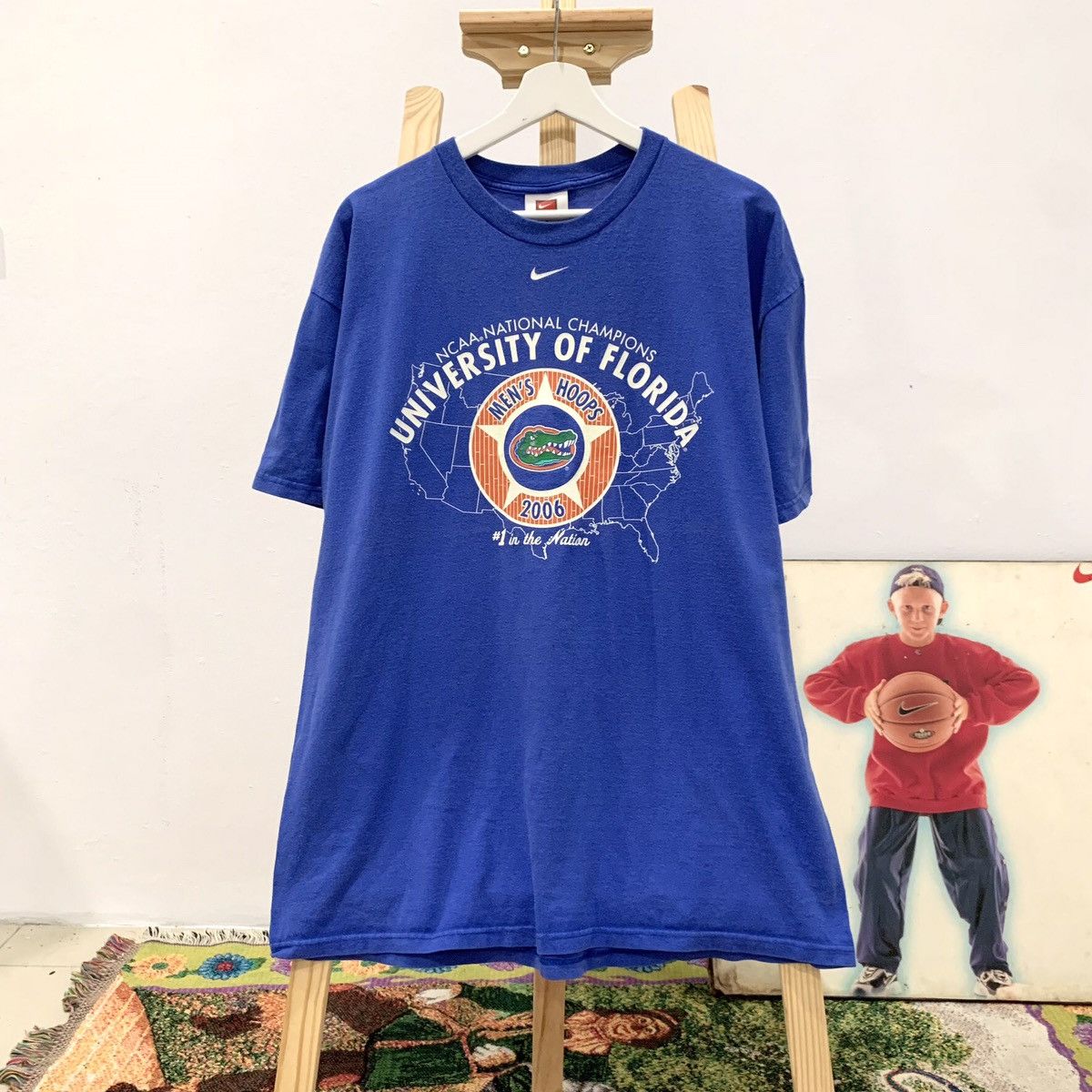 Nike × Vintage Nike Team center Logo Size US L / EU 52-54 / 3 - 1 Thumbnail