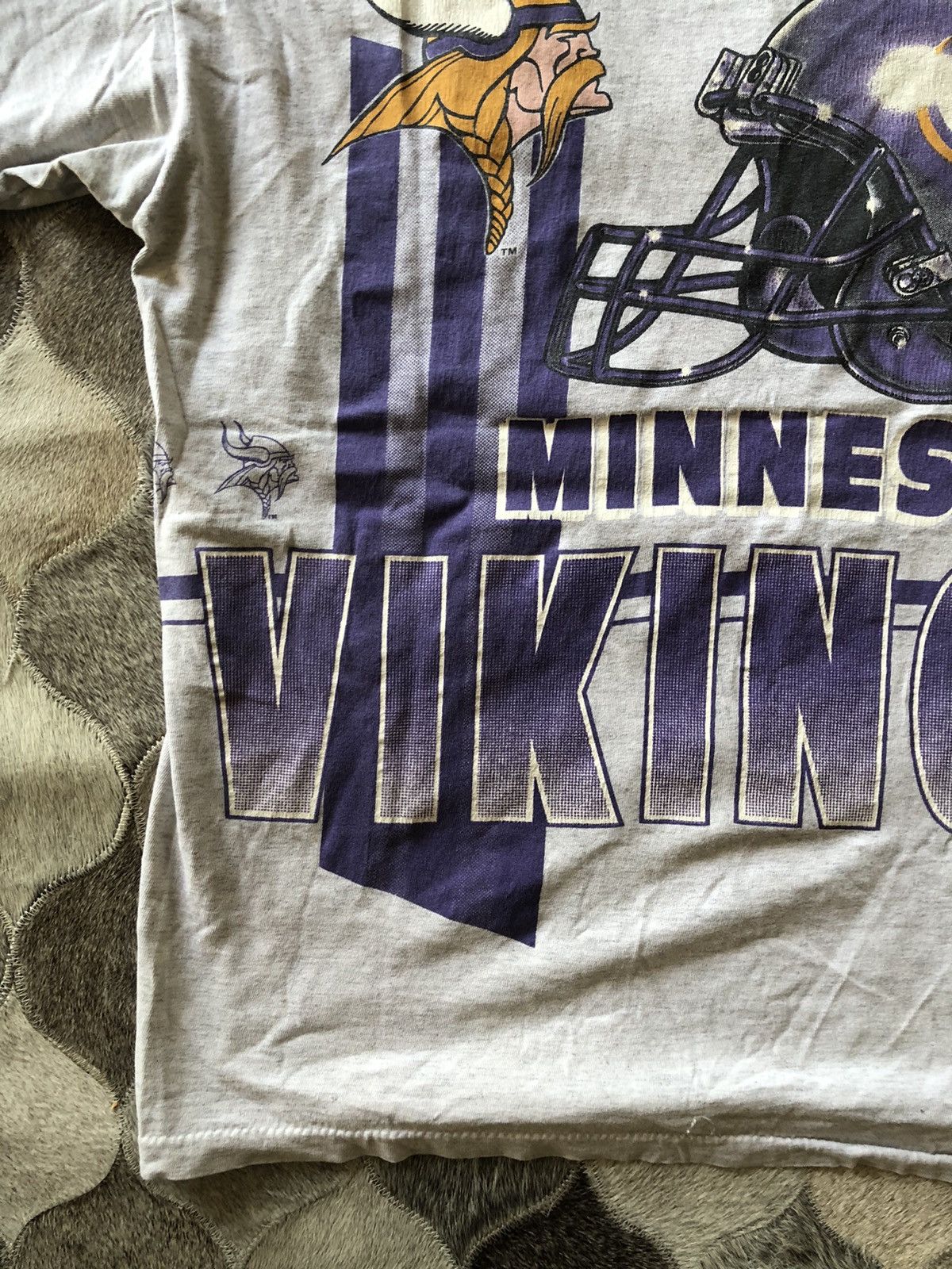 NFL × Salem Sportswear × Vintage Vintage AOP Vikings Salem sportswear graphic ter Size US XL / EU 56 / 4 - 18 Thumbnail