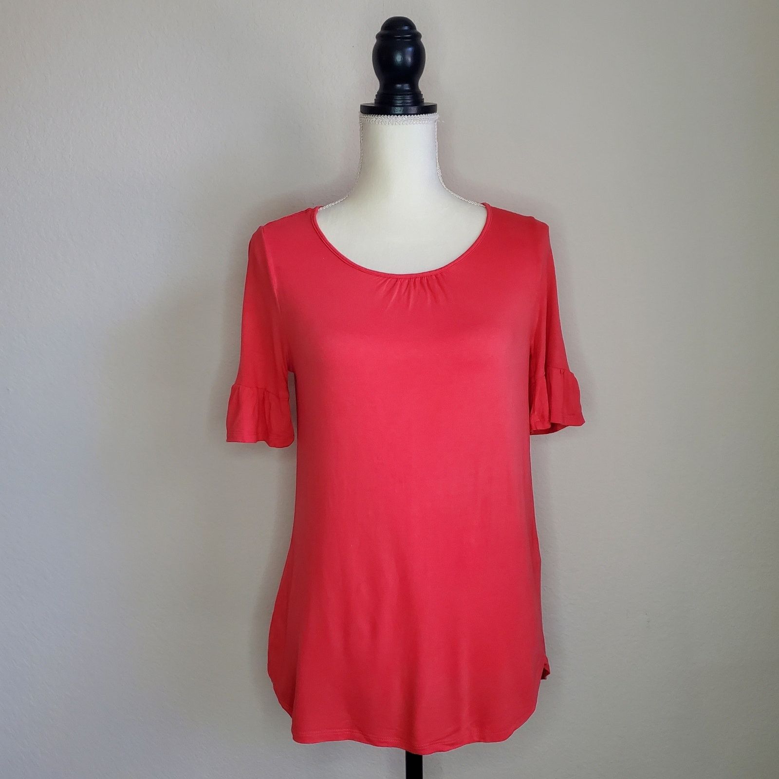 Nordstrom Joe Fresh Orange Blouse Small Size S / US 4 / IT 40 - 1 Thumbnail