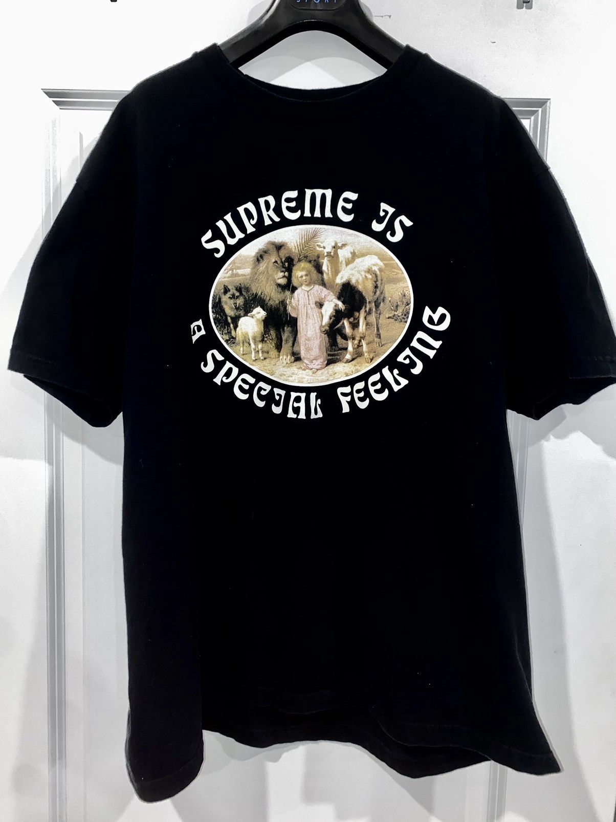 Image of Supreme Feelings Tee in Black, Men's (Size XL)