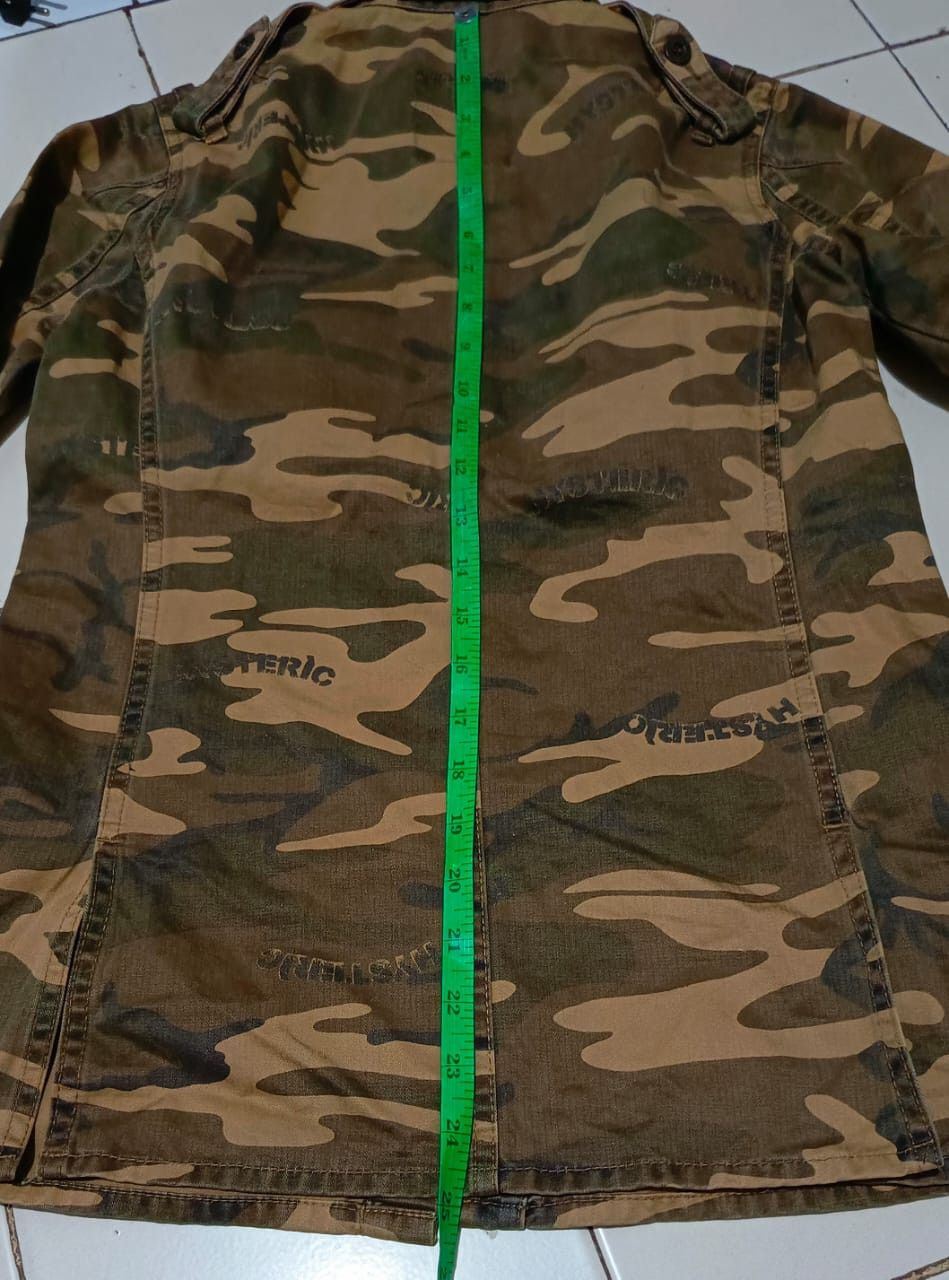 Hysteric Glamour × Japanese Brand × Le Grande Bleu (L.G.B.) Hysteric Glamour Thick Cargo Shirt Camo Size ONE SIZE - 9 Thumbnail