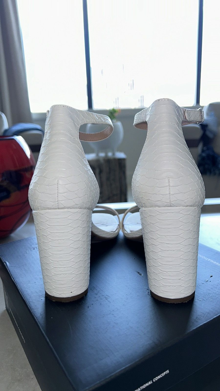 I.N.C Women’s white Sandals with a heel Size US 9.5 / IT 39.5 - 5 Thumbnail