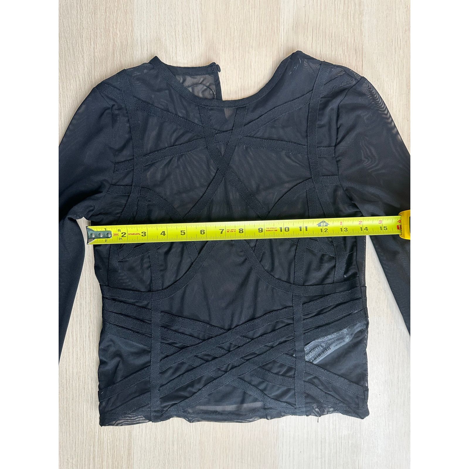 Zara Zara Black Sheer Top - Size S - New Size S / US 4 / IT 40 - 3 Thumbnail