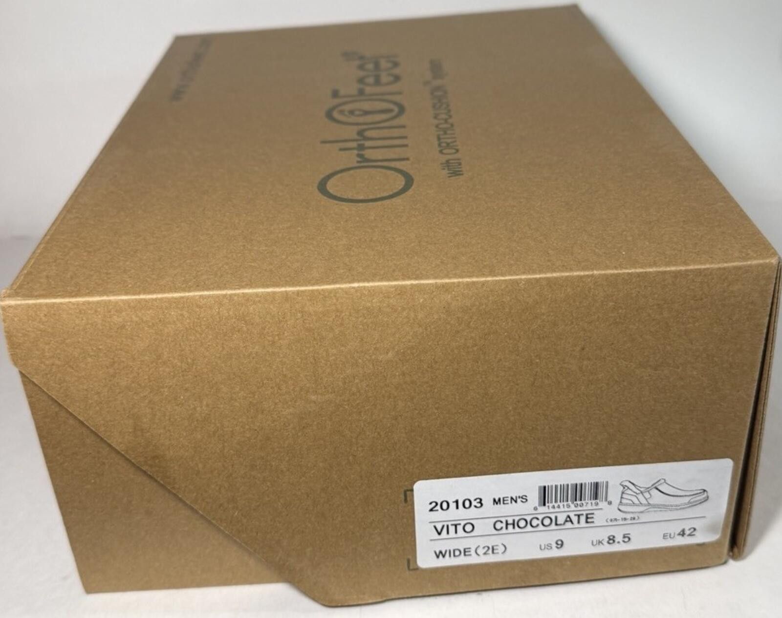 Other ORTHOFEET Orthopedic Suede VITO Hands-Free Slipper Chocolate Size US 9 / EU 42 - 7 Thumbnail