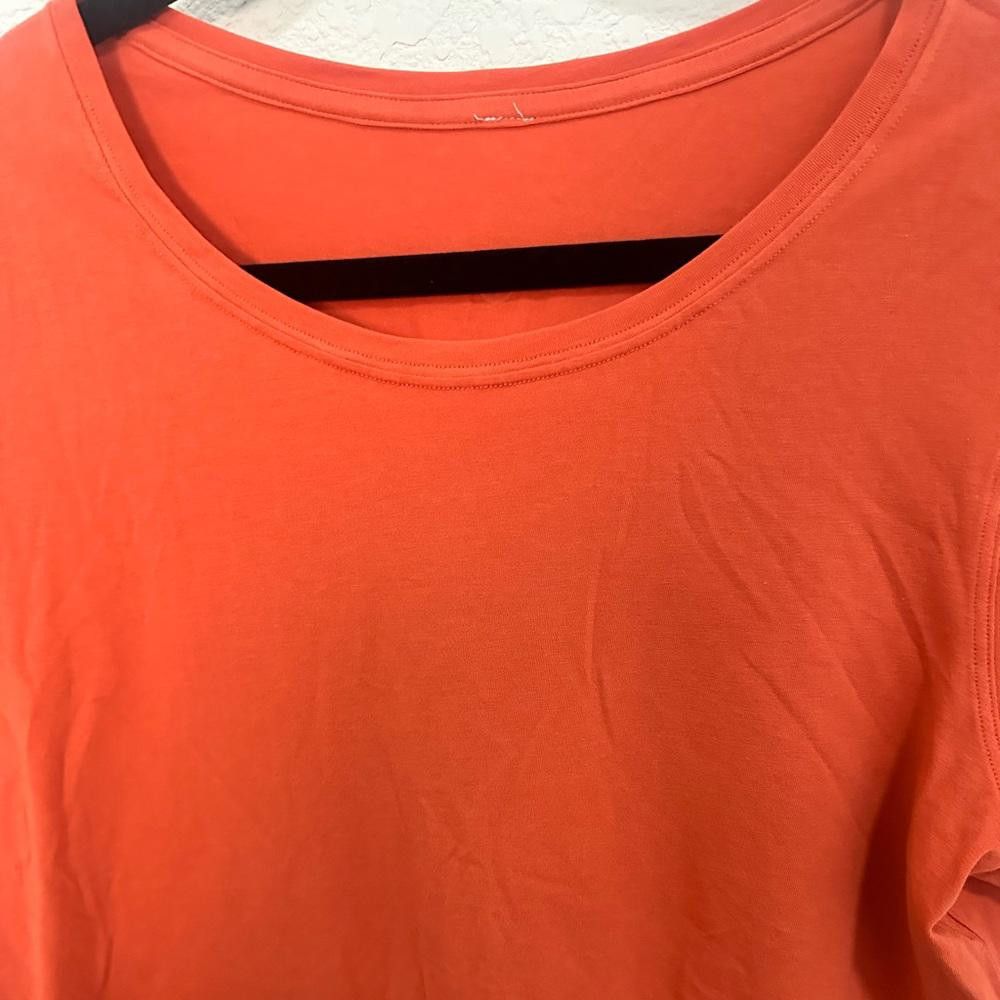 Lululemon Lululemon Love Crew III Short Sleeve Tee 10 Orange Brick Size L / US 10 / IT 46 - 5 Thumbnail