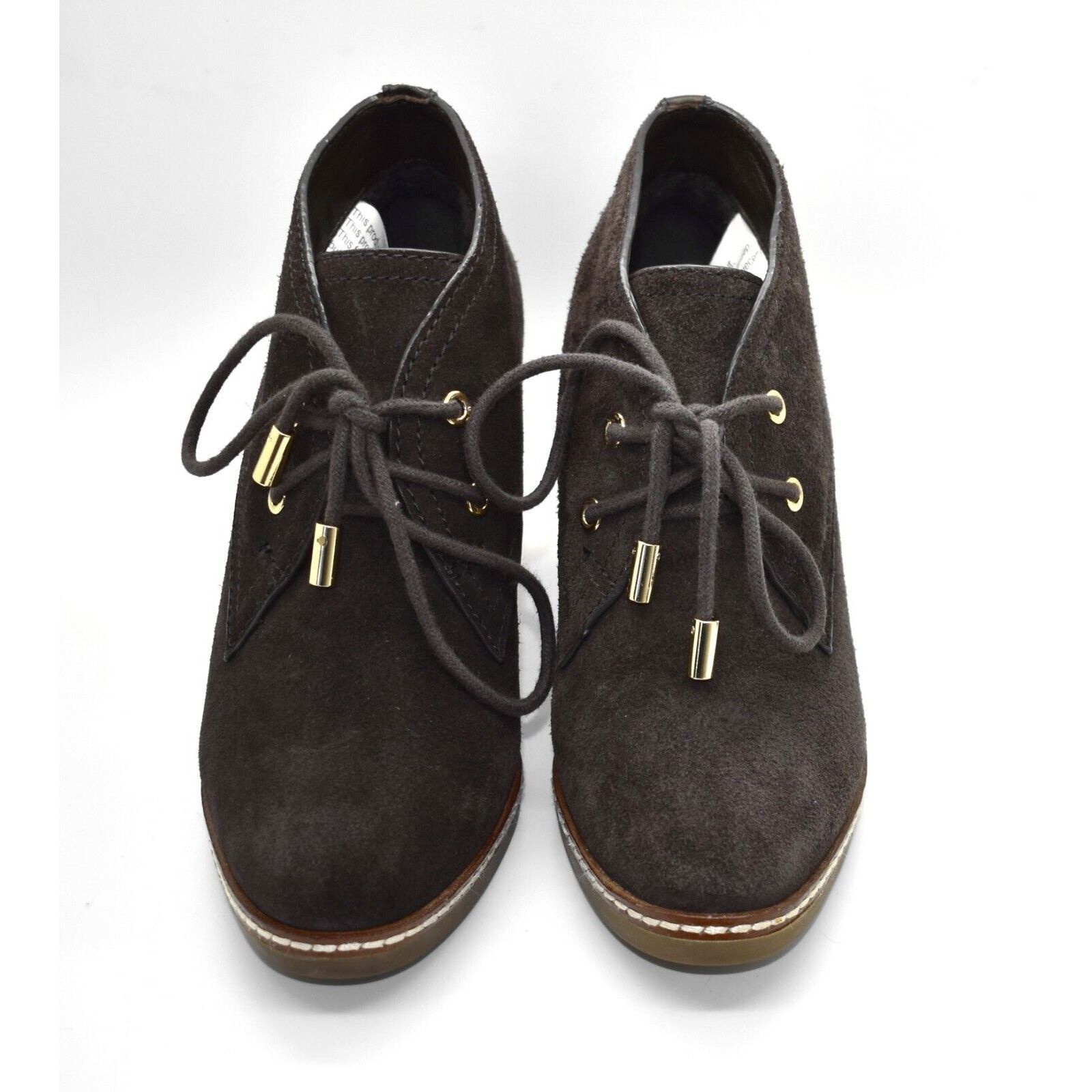 Tory Burch TORY BURCH Hilary Suede Sheep Fur Lining Lace Up Bootie 5.5M Size US 5.5 / IT 35.5 - 4 Thumbnail