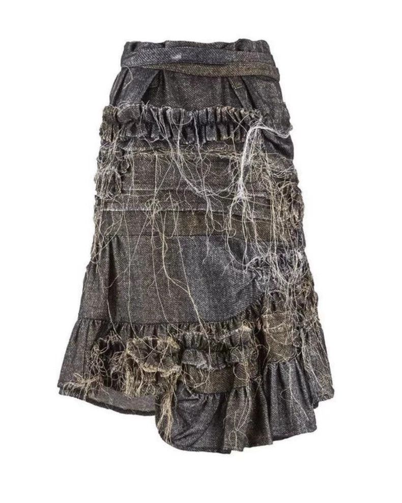 Comme des Garcons Comme Des Garcons size XS Skirt with gold and silver threa Size 24" / US 00 / IT 34 - 4 Thumbnail