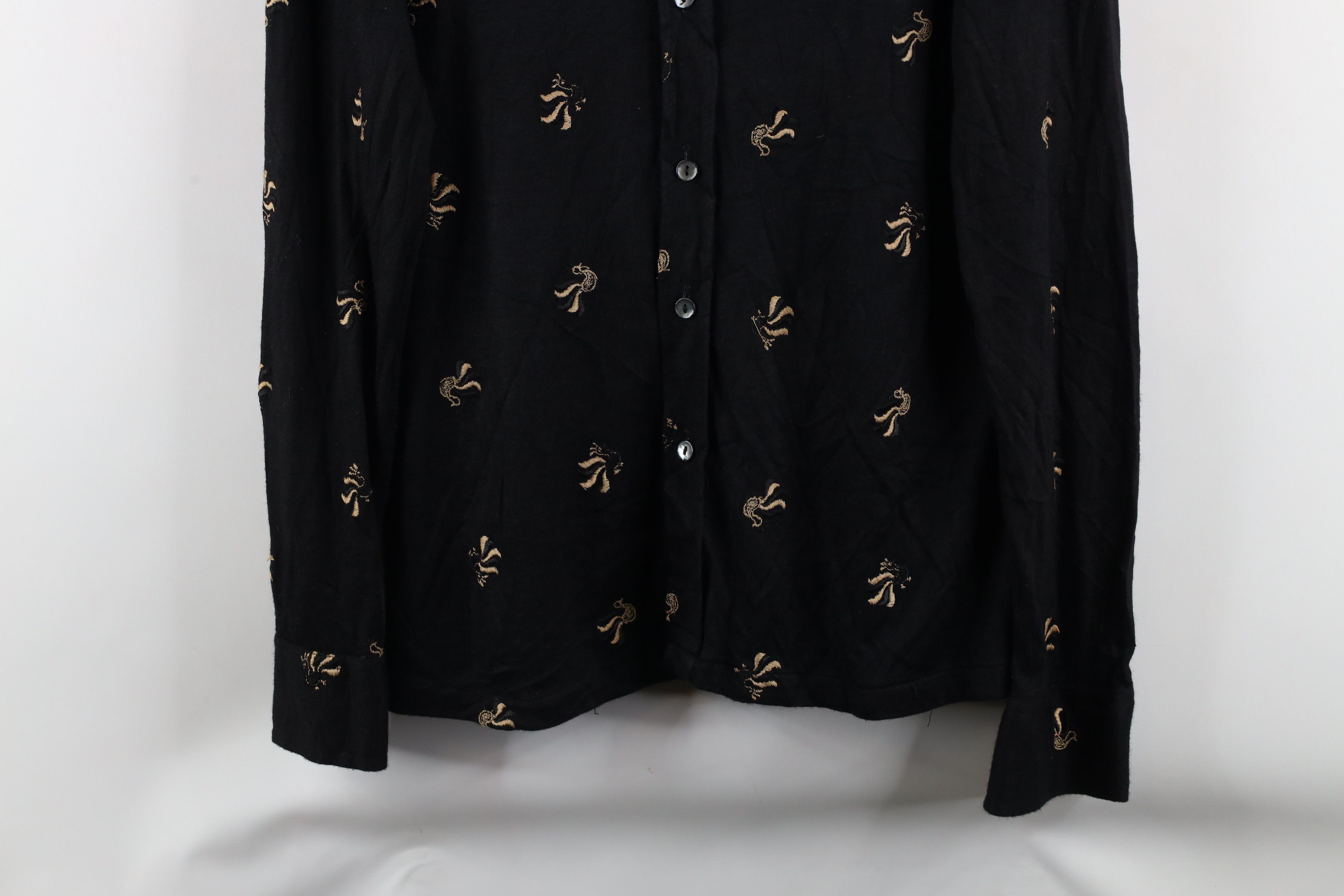 Vintage Vintage 70s Streetwear Rooster All Over Print Button Shirt Size US M / EU 48-50 / 2 - 3 Thumbnail
